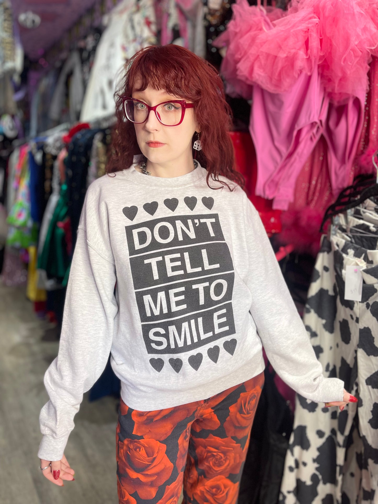 Vintage 90s Smile Sweatshirt