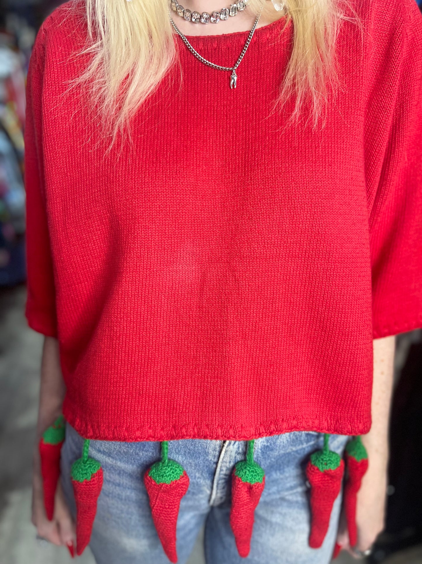 Vintage 90s Chilli Peppers Sweater