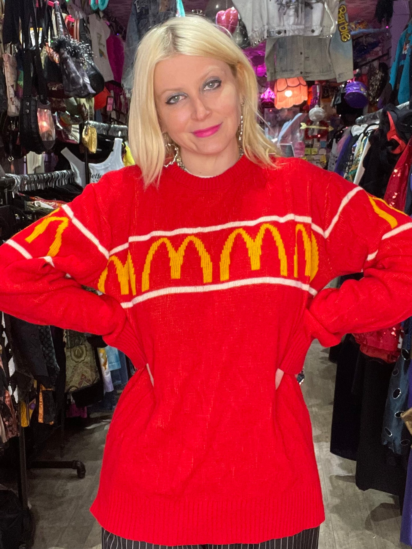 Vintage 70s McDonald Sweater