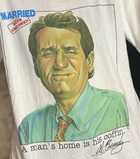 Vintage 80s Married with Children Al Bundy T-shirt