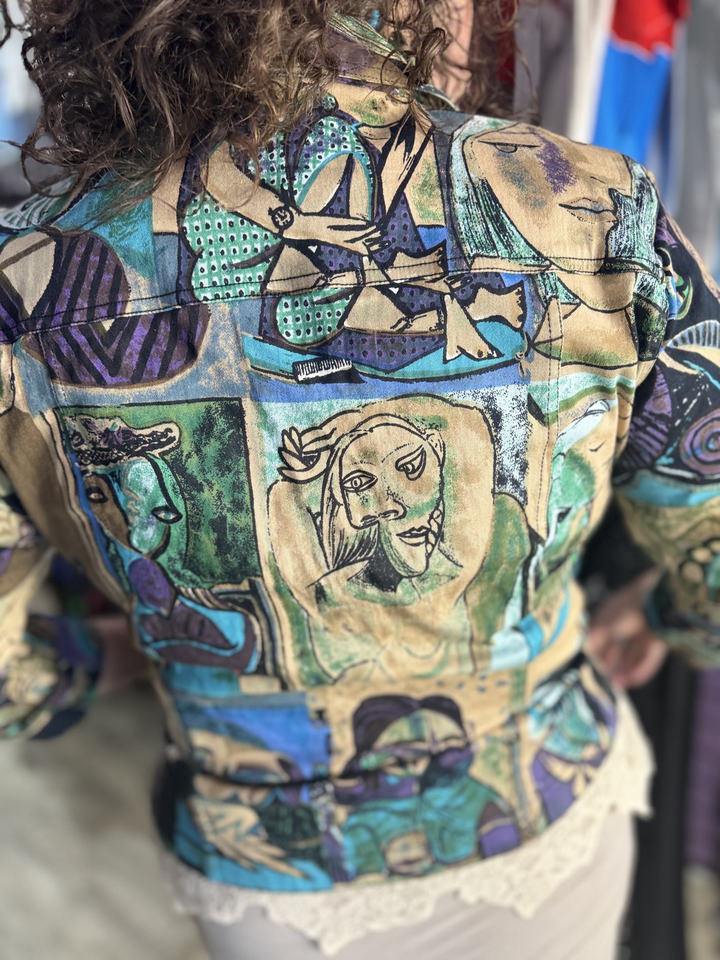 Vintage Y2k Picasso Art Jacket