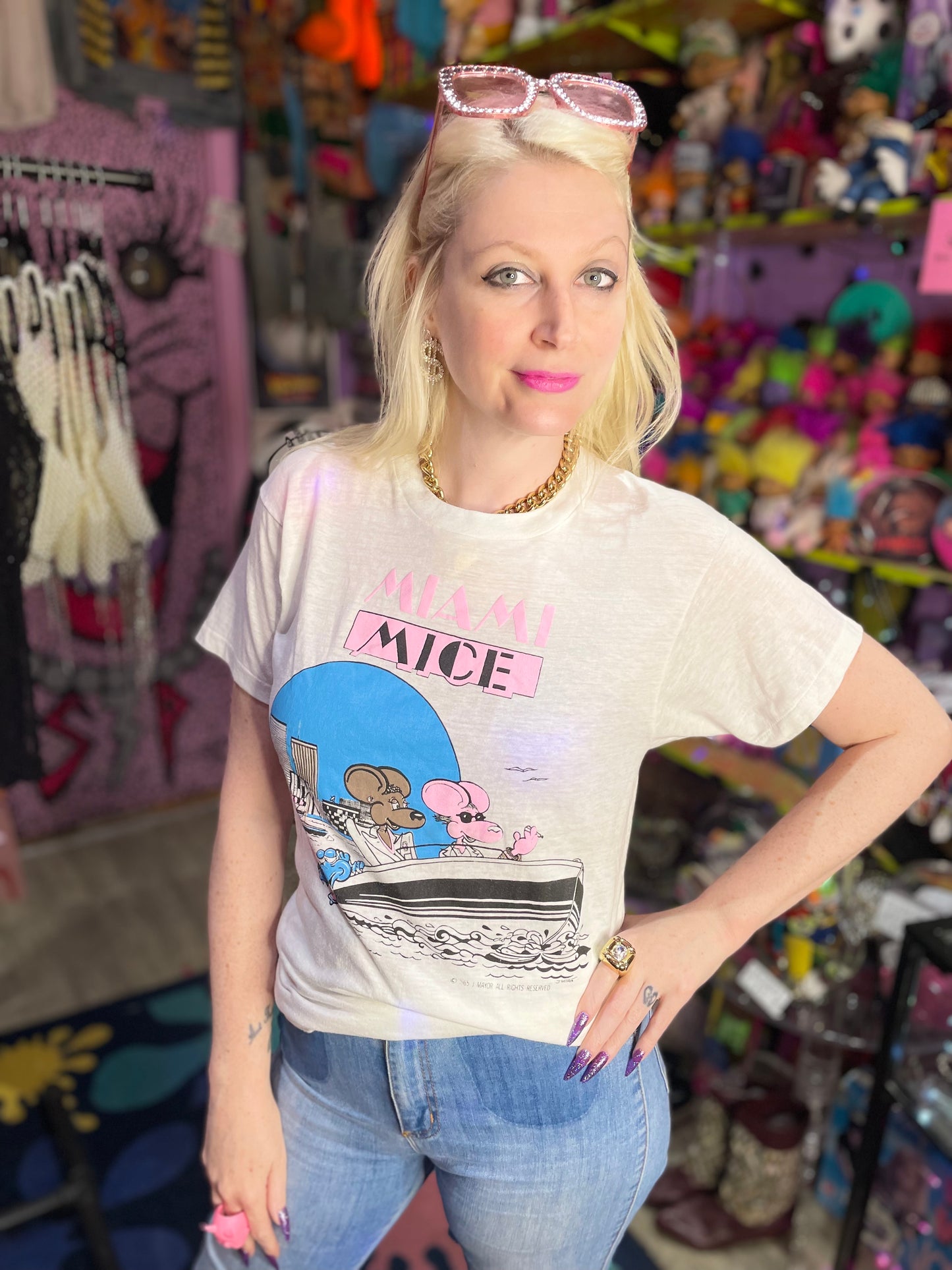 Vintage 80’s Miami Mice Vacation T Shirt