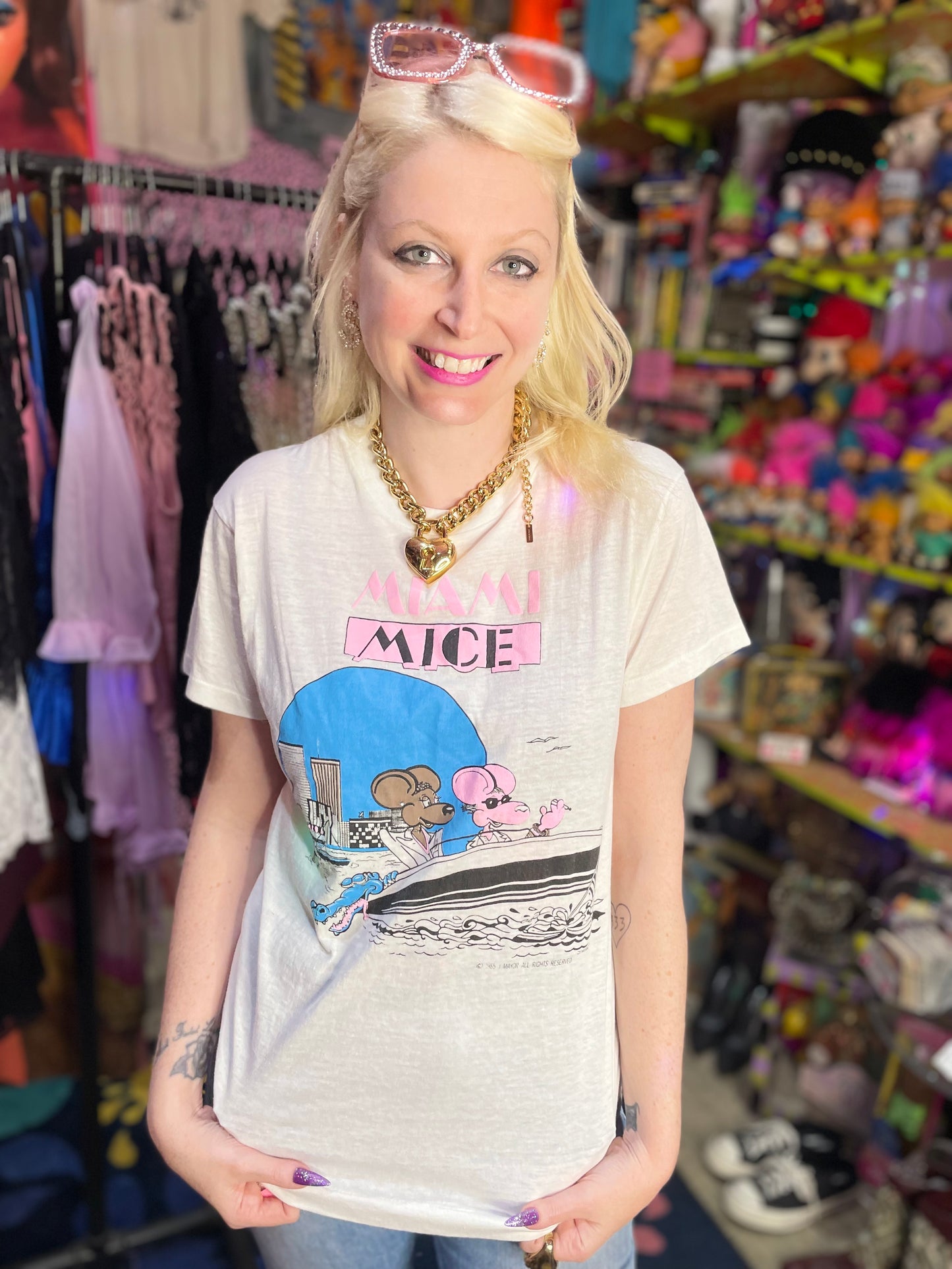 Vintage 80’s Miami Mice Vacation T Shirt