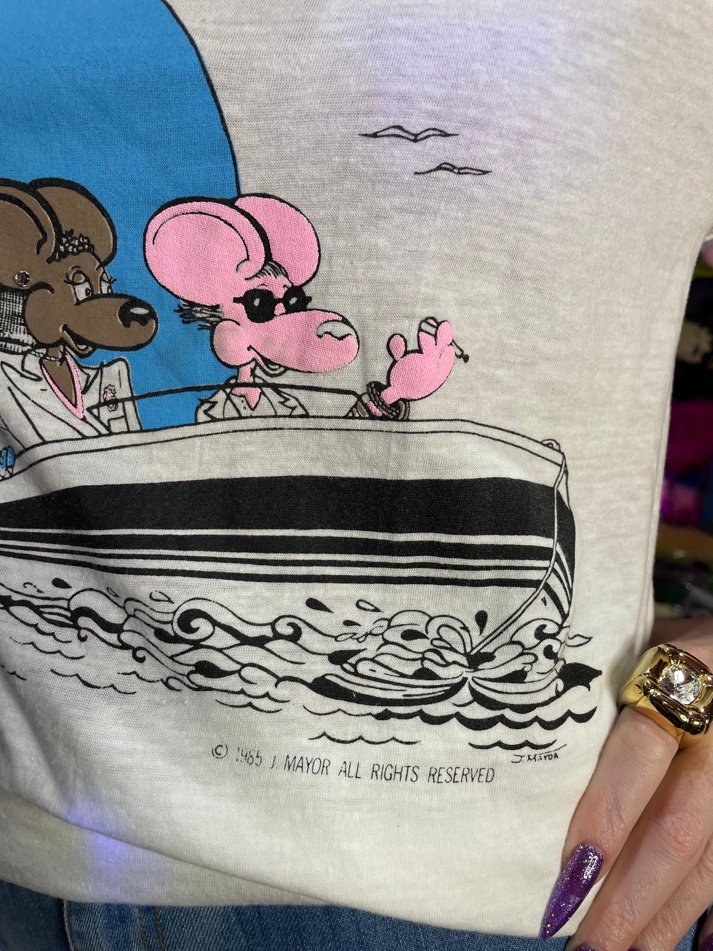 Vintage 80’s Miami Mice Vacation T Shirt