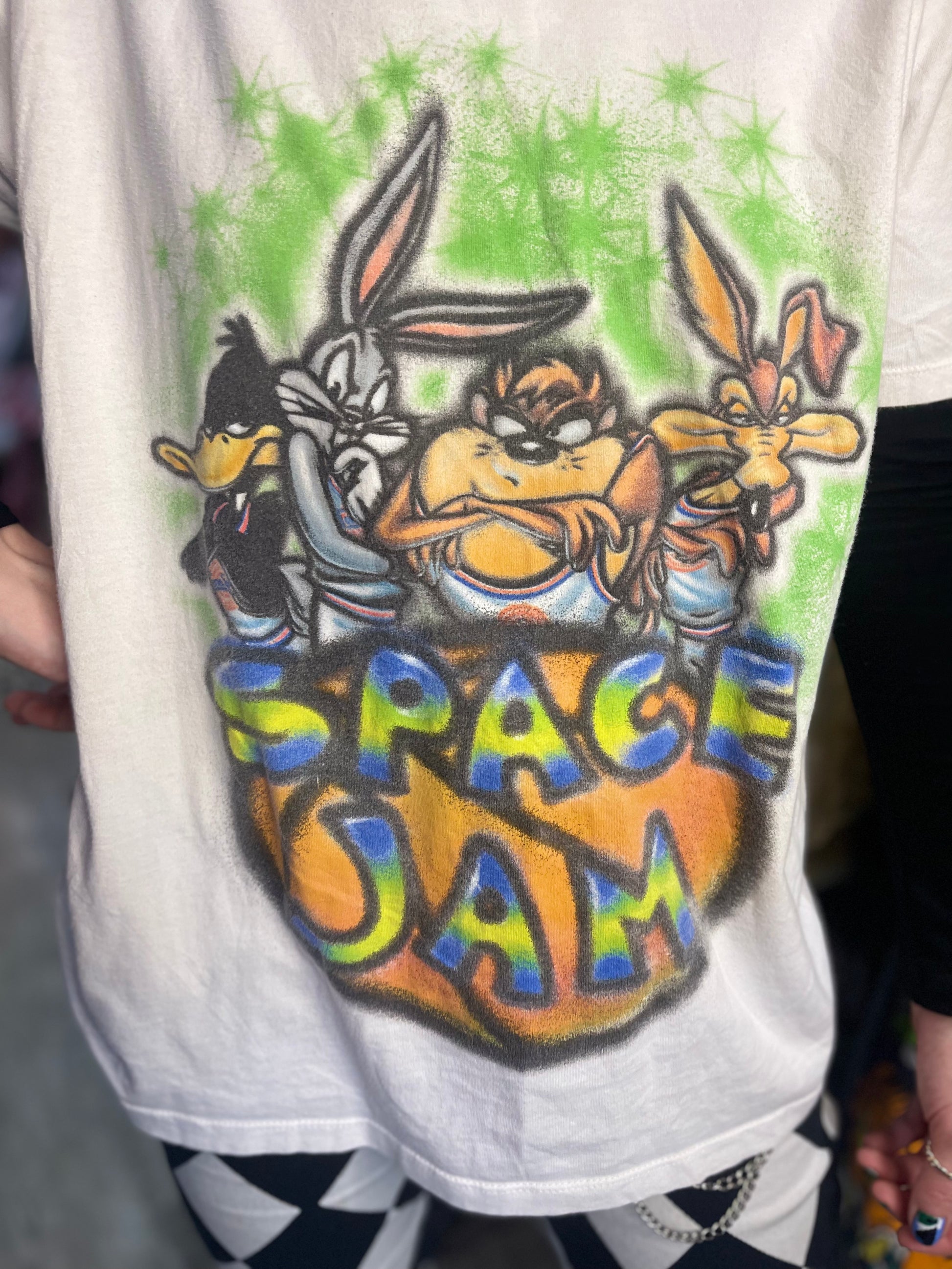 Vintage 90s Space Jam T-shirt - Spark Pretty