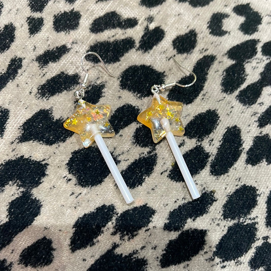 Custom Made Star Lollipop Earrings - Spark Pretty