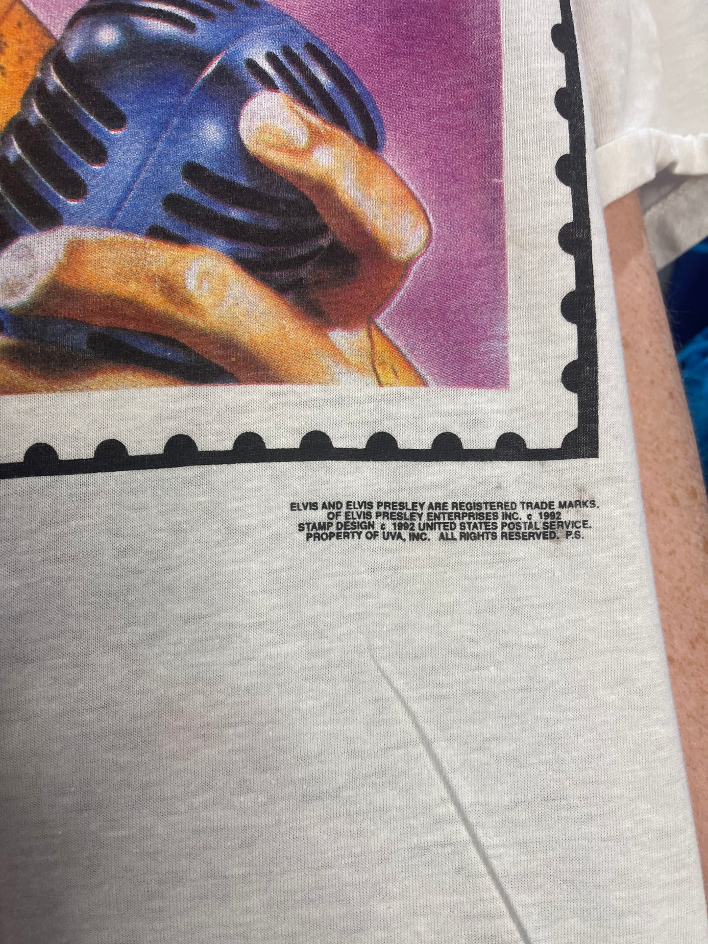 Vintage 90s Elvis Stamp T-shirt