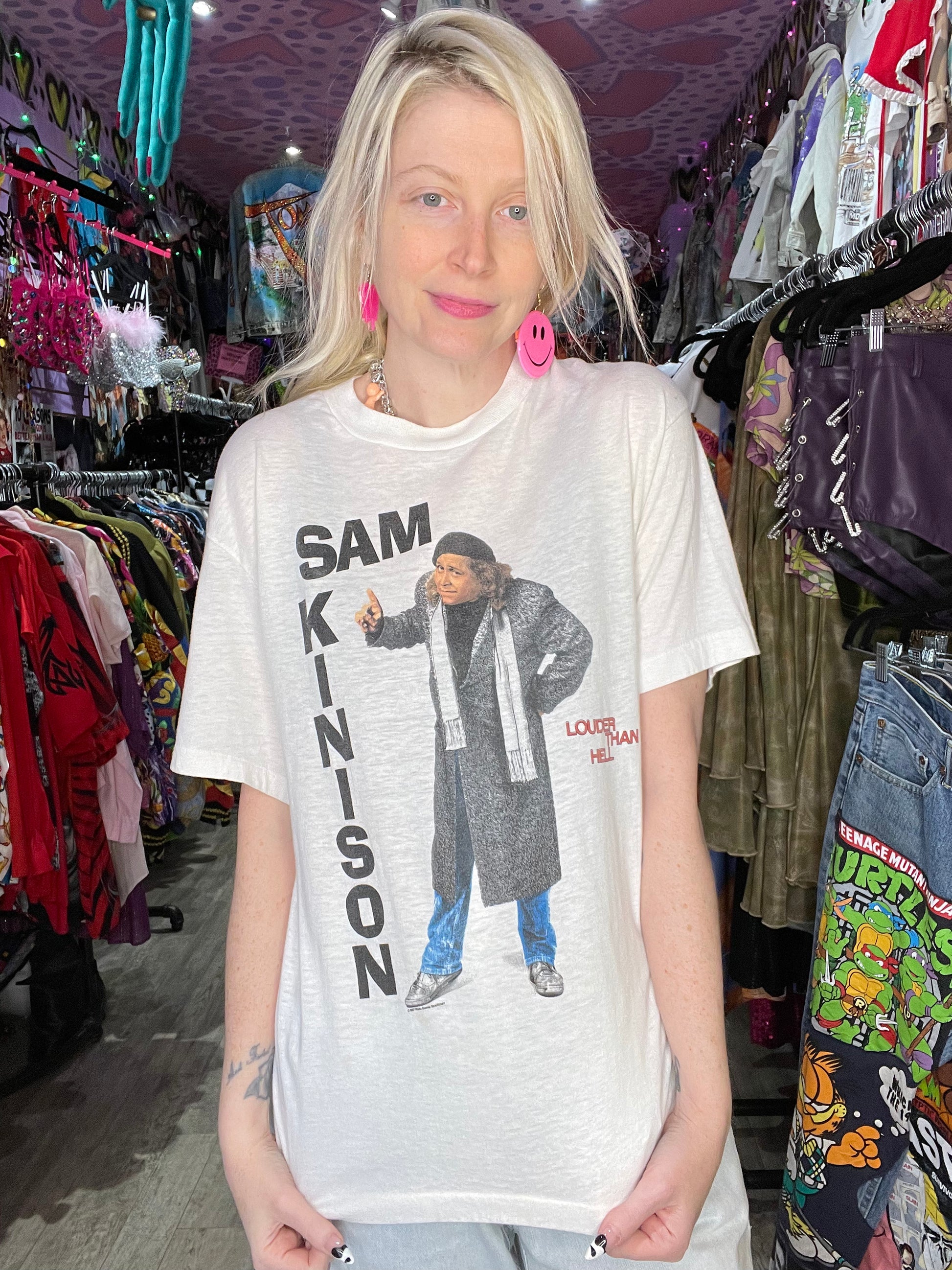 Vintage 80s Sam Kinison Album Tshirt - Spark Pretty