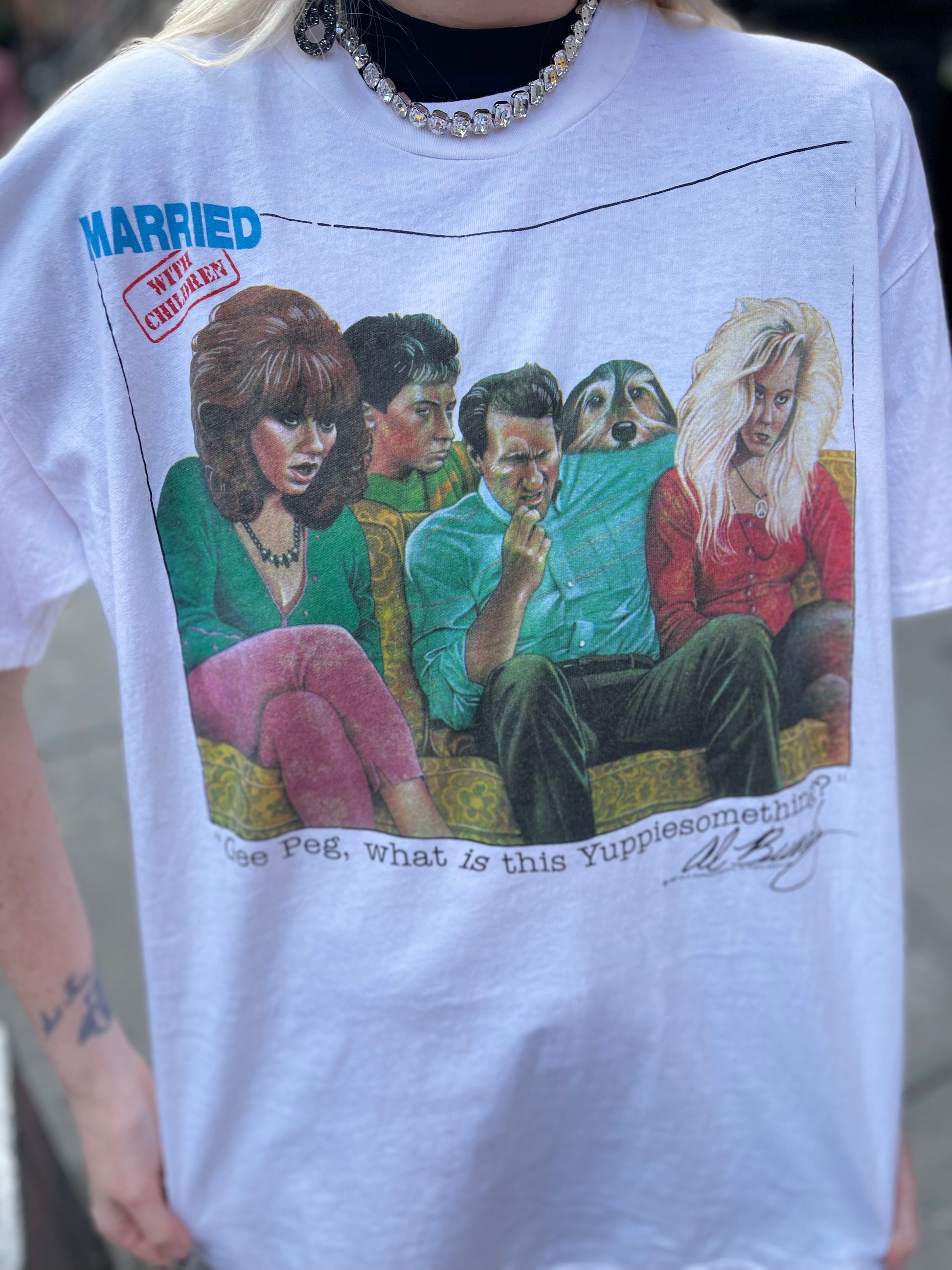 Vintage 80s Married with Children T-shirt - Spark Pretty