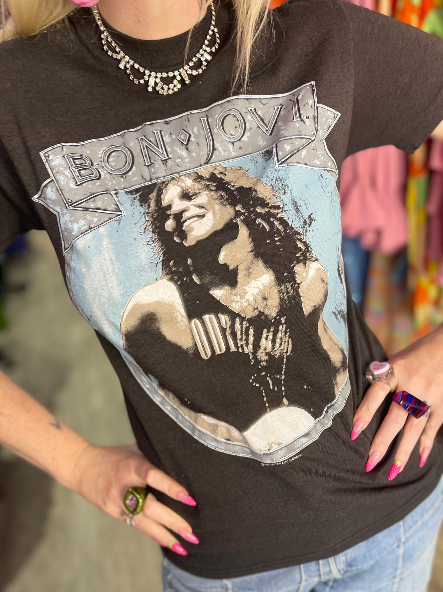 Vintage 90s Bon Jovi T-shirt - Spark Pretty