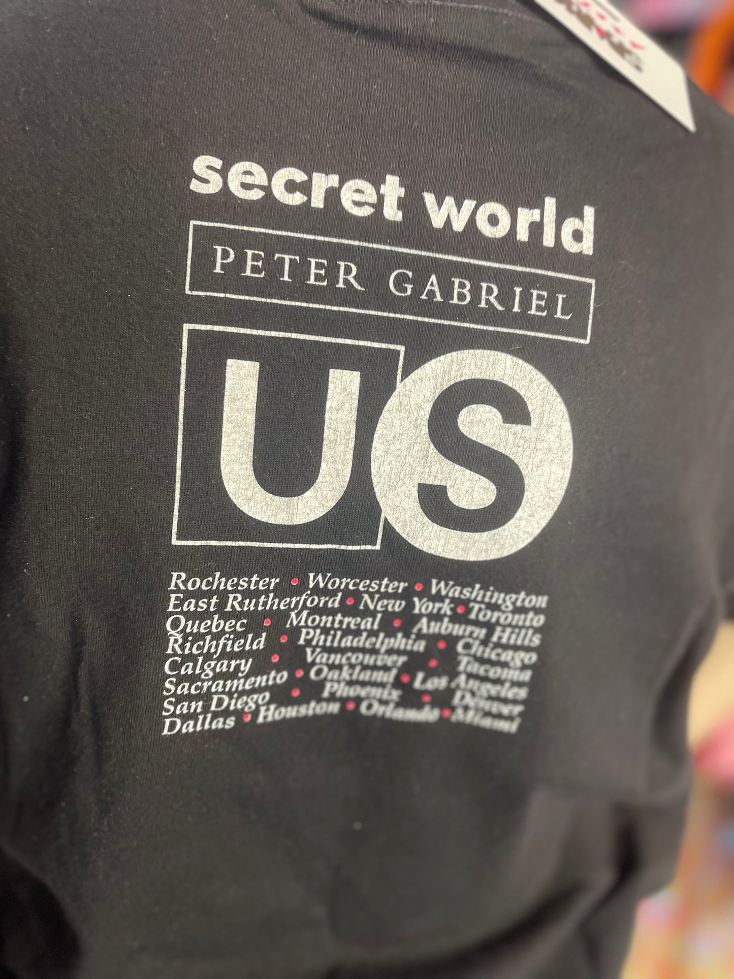 Vintage 1992 Peter Gabriel T-shirt - Spark Pretty