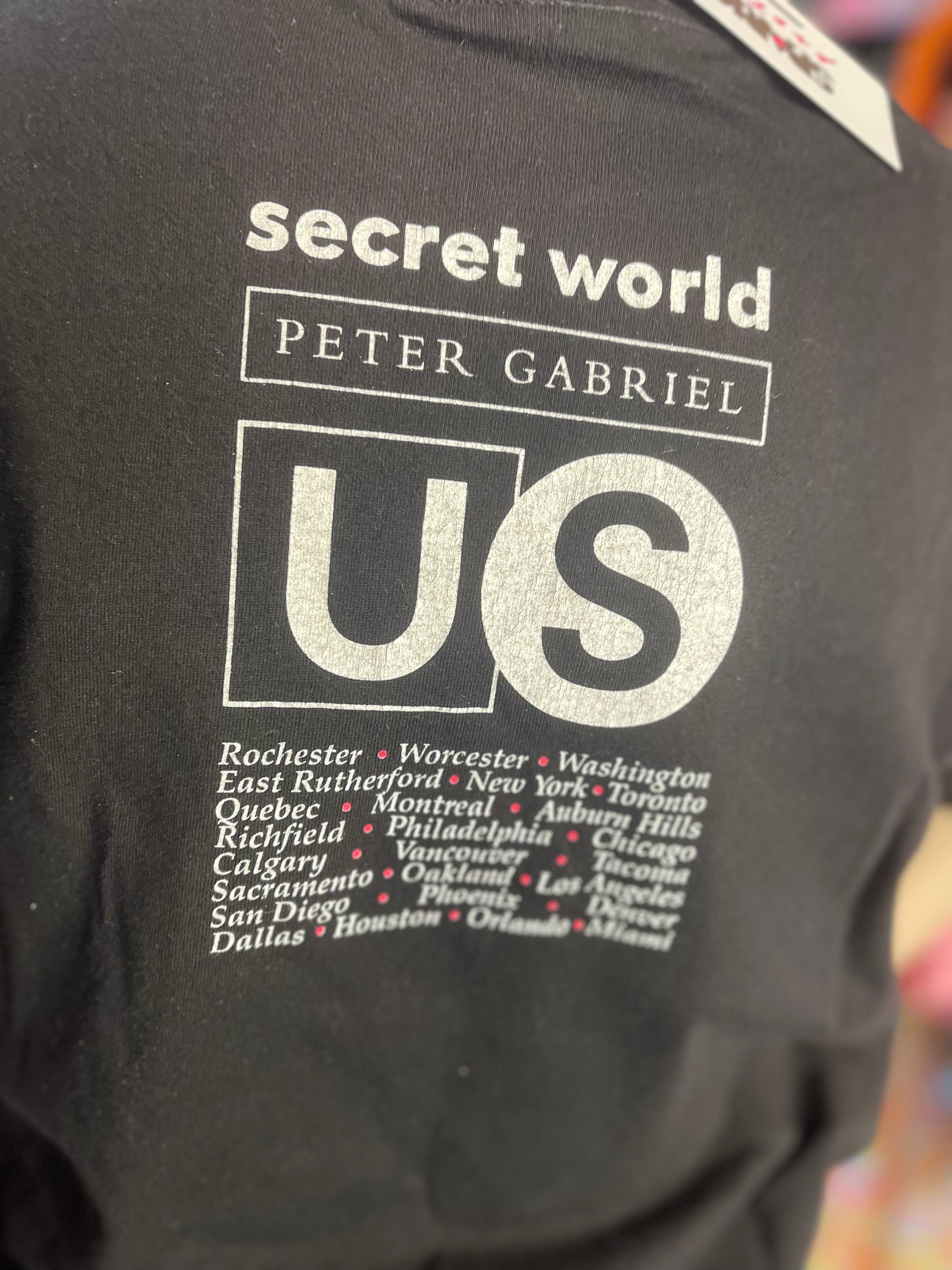 Vintage 1992 Peter Gabriel T-shirt Vintage 1992 Peter Gabriel T-shirt