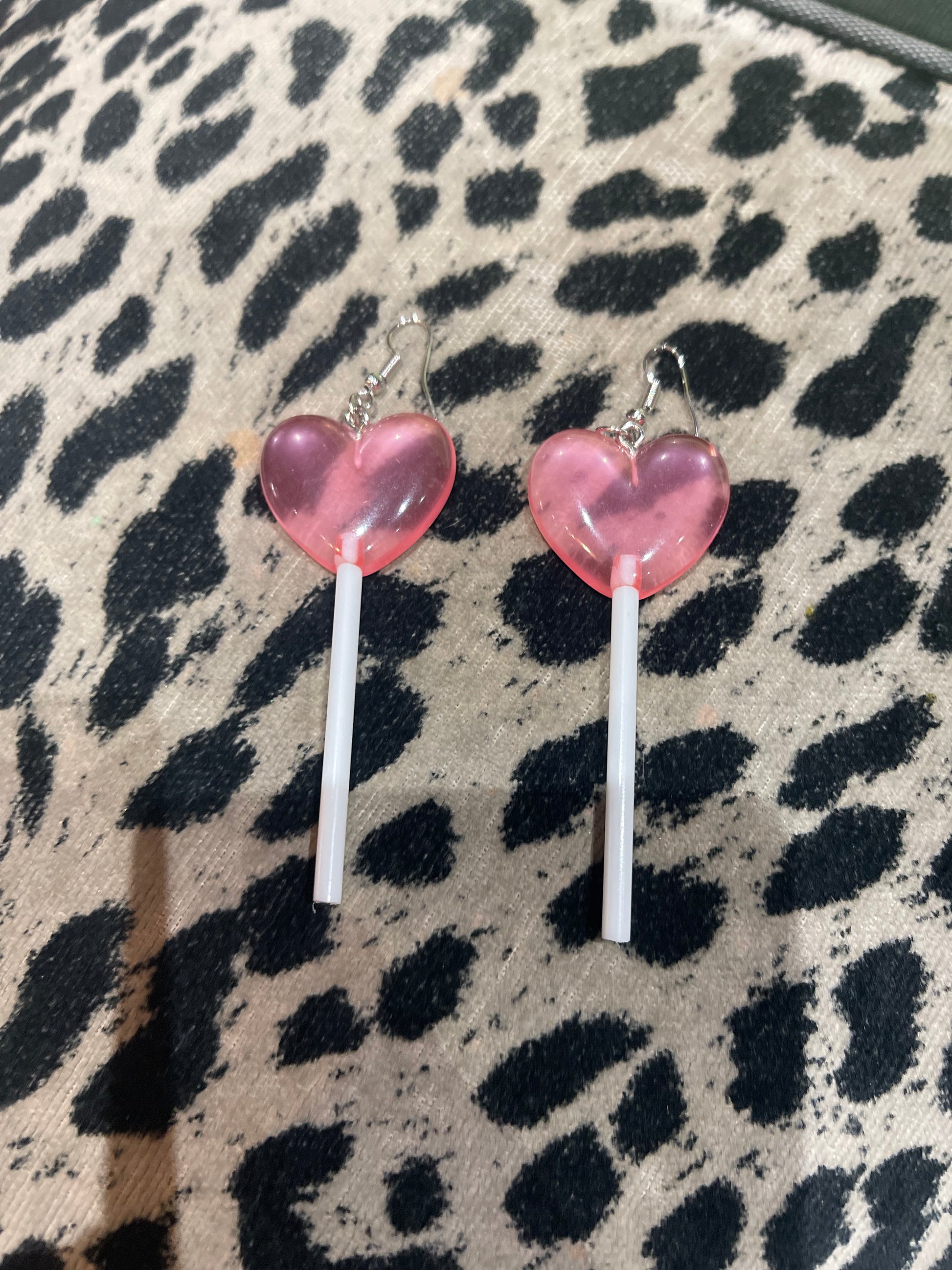 Custom Made Pink Lollipop Earrings - Spark Pretty