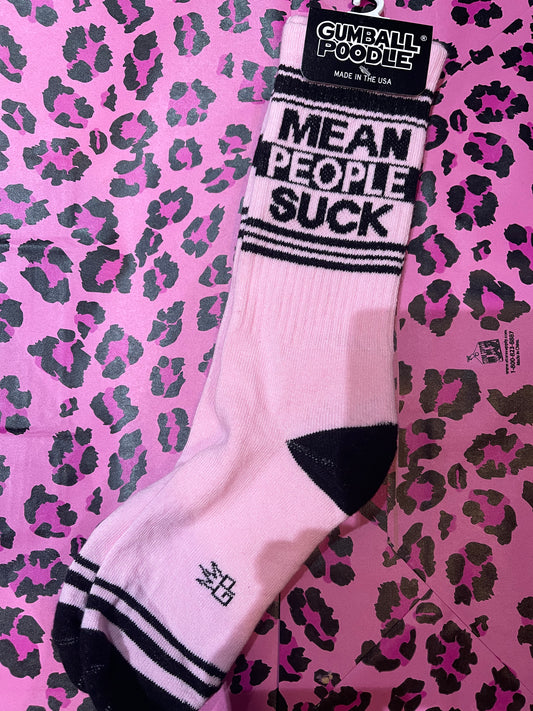 Mean People Socks by Gumball Poodle
