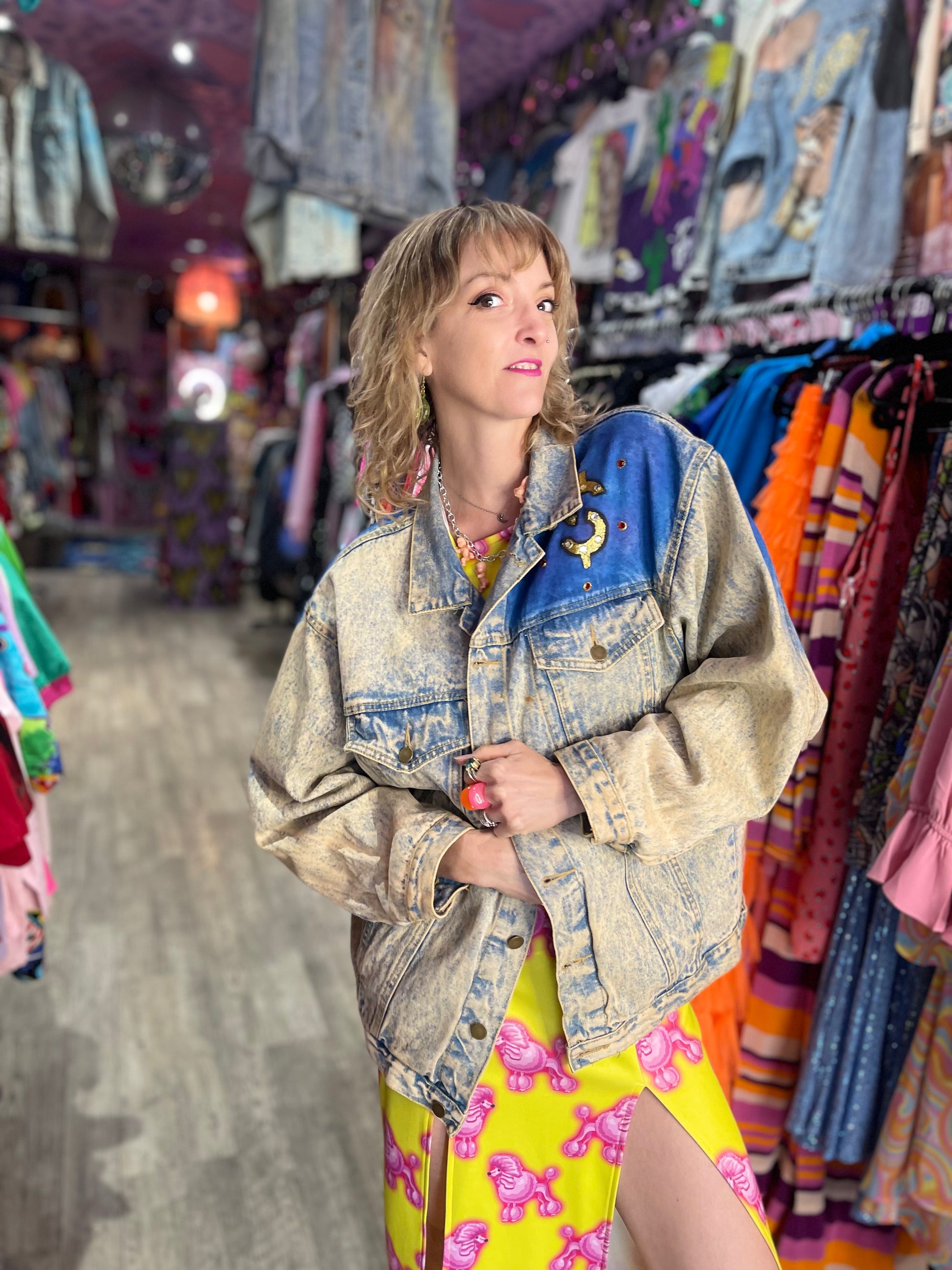 Vintage jean 2025 jacket outfit