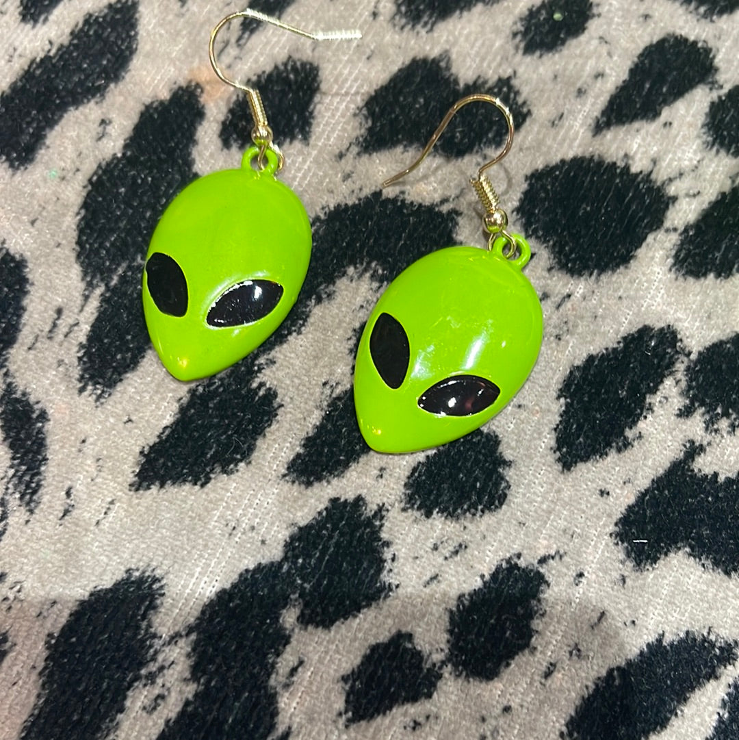 Custom Made Alien Earrings - Spark Pretty