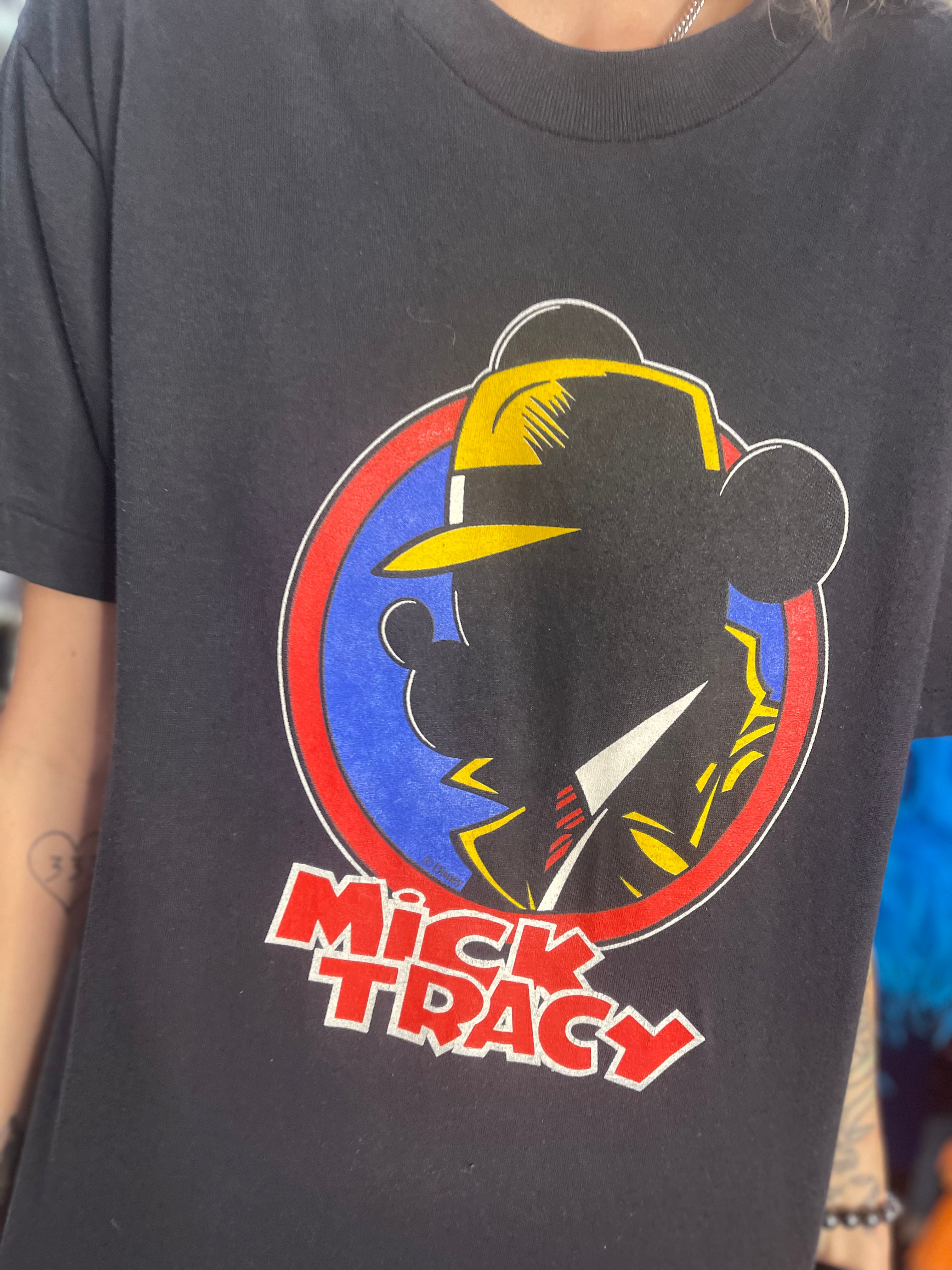 Vintage s Mickey Mouse Dick Tracy Crossover Tshirt – Spark Pretty