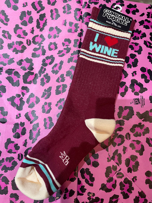 Wine Socks by Gumball Poodle