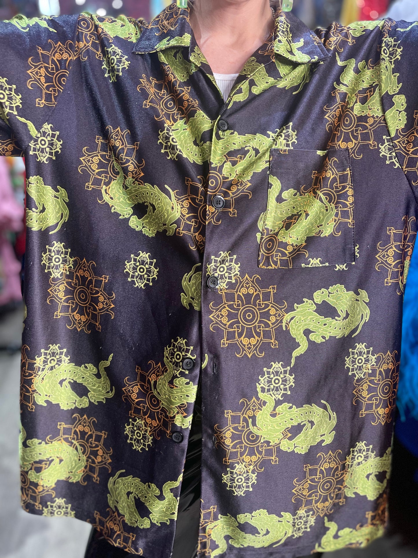 Vintage 90’s Dragon Goth Rave Shirt