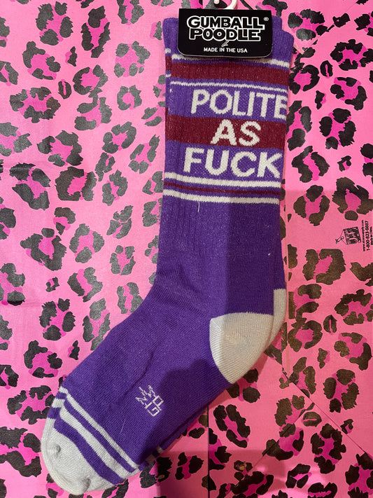 Polite Socks by Gumball Poodle