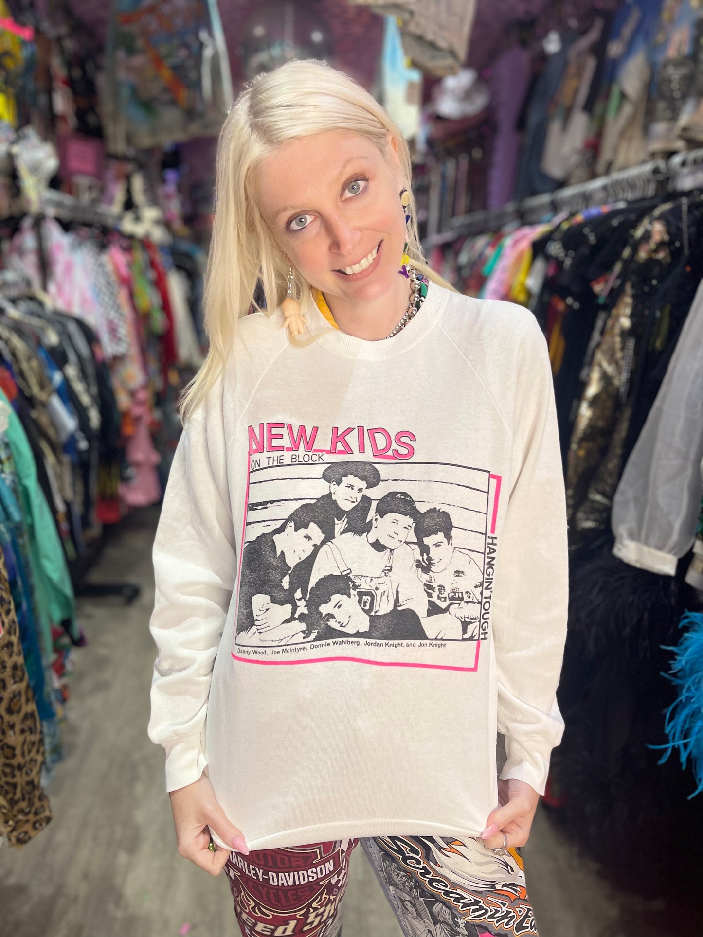 Vintage 80s New Kids on the Block Sweatshirt