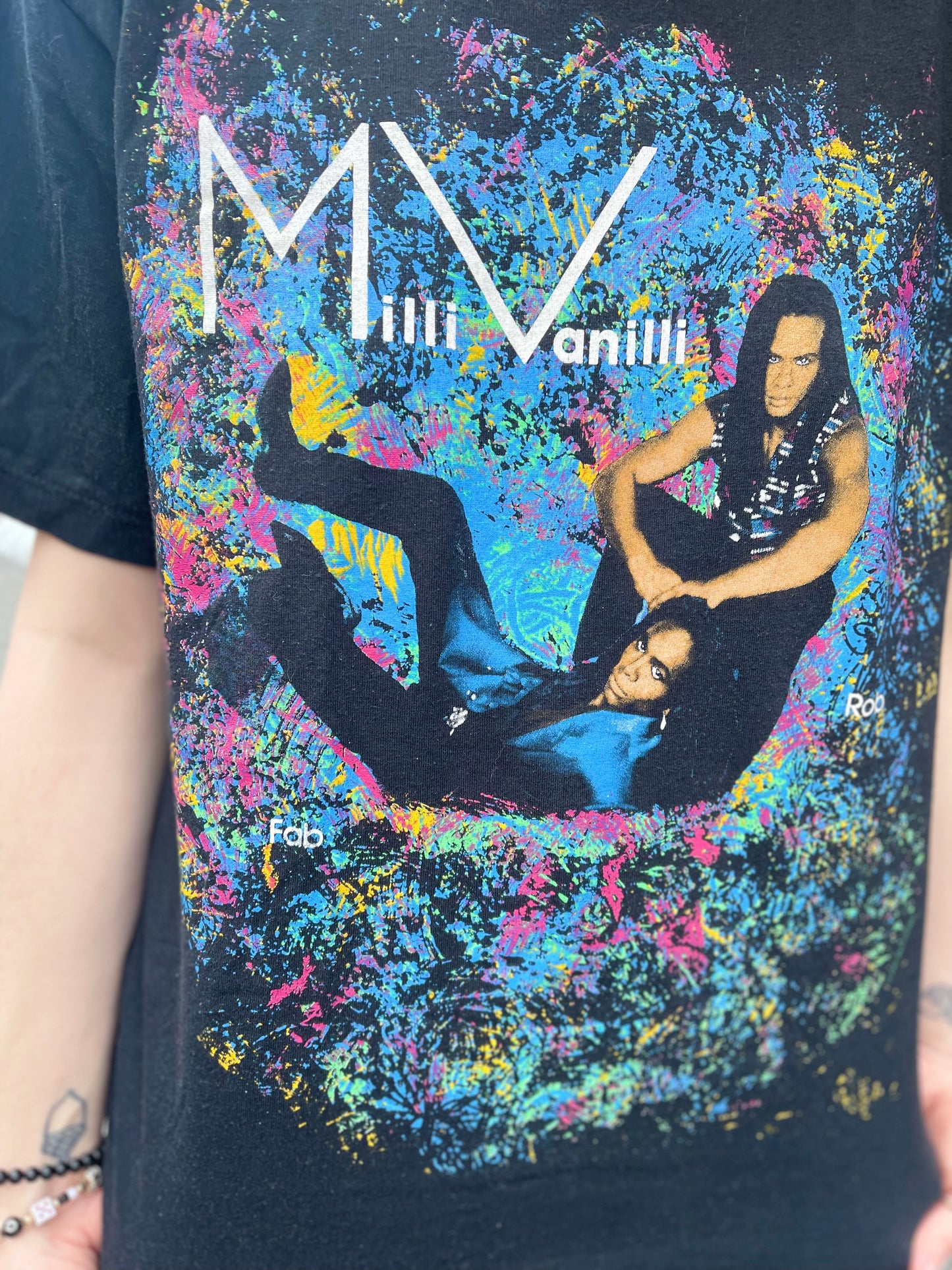 Vintage 90s Milli Vanilli Tshirt - Spark Pretty