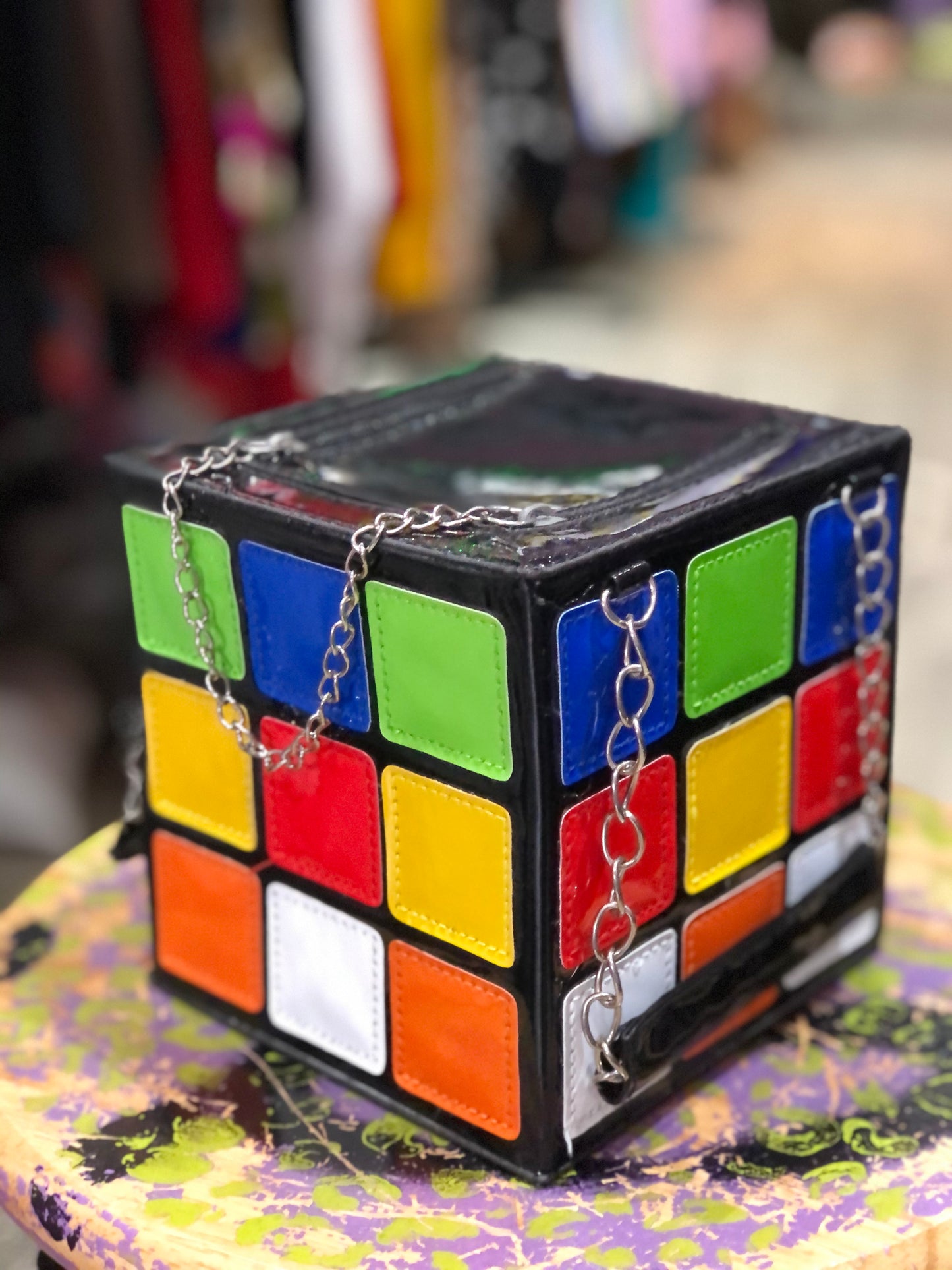 Vintage Y2K Rubix Cube Purse - Spark Pretty