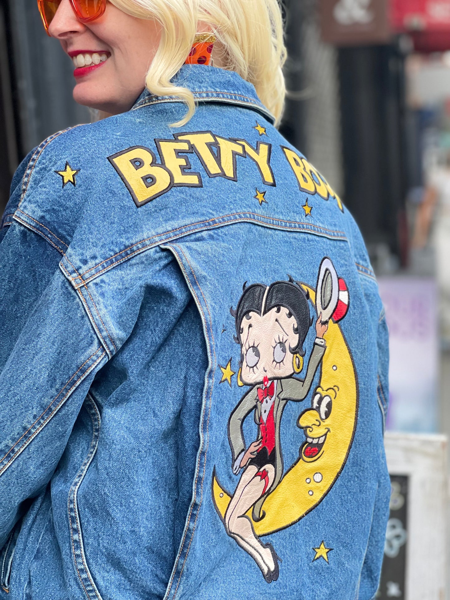 Vintage 90s Betty Boop Jean Jacket - Spark Pretty
