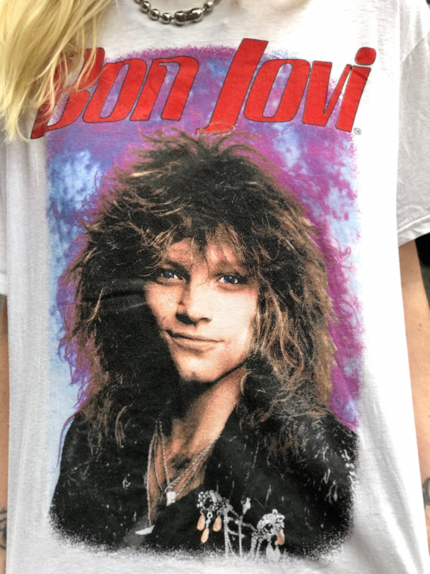 Vintage 80s Bon Jovi  T-shirt - Spark Pretty