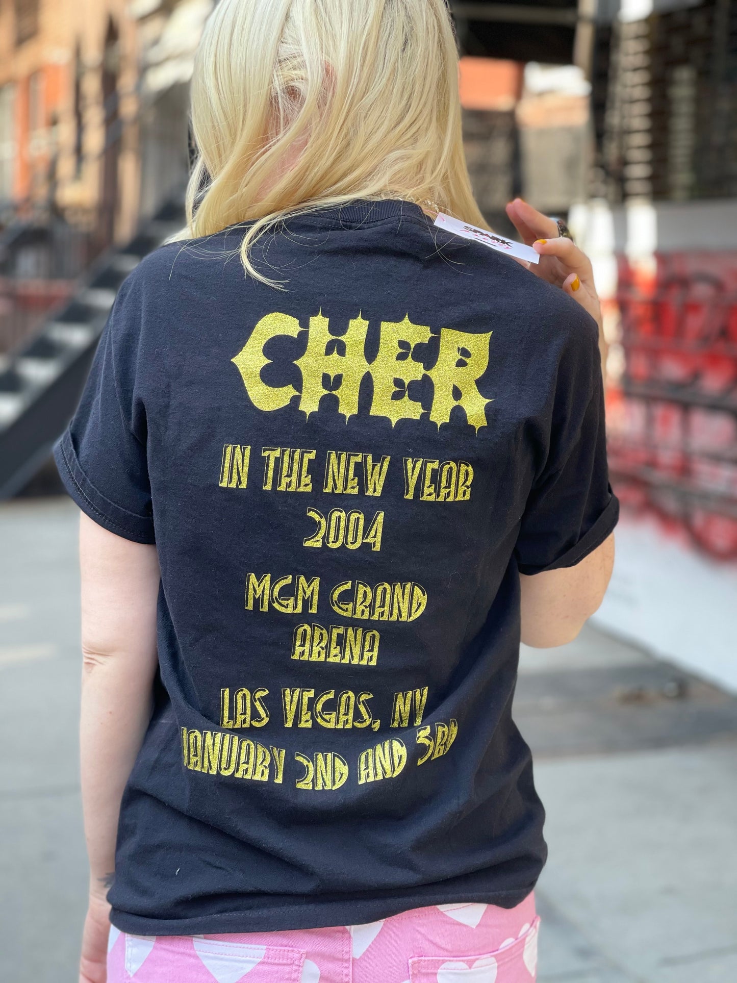 Vintage Y2K Cher Tour Sparkly T-shirt - Spark Pretty