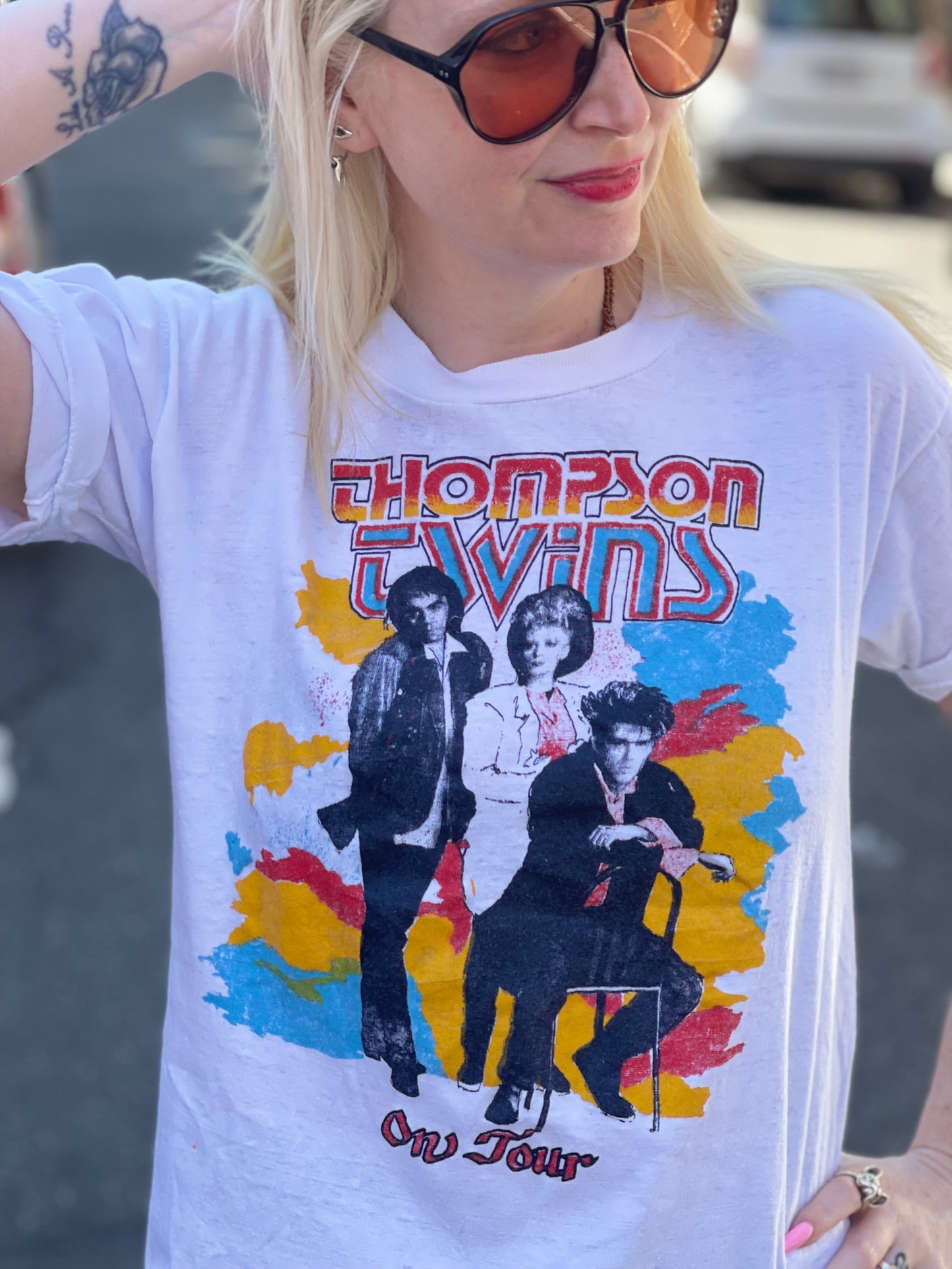 Vintage 80s Thompson Twins T-shirt - Spark Pretty