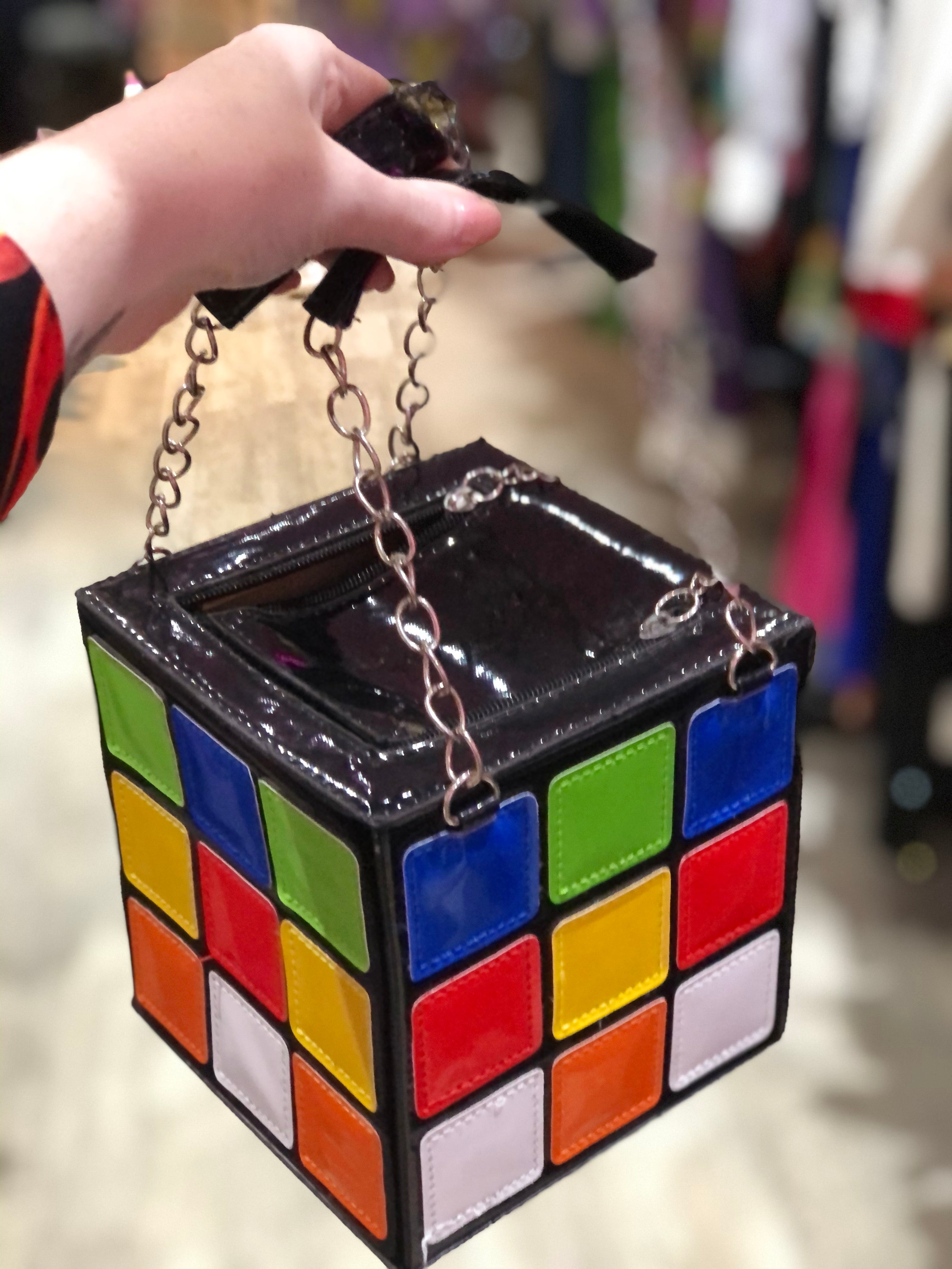 Vintage Y2K Rubix Cube Purse Spark Pretty