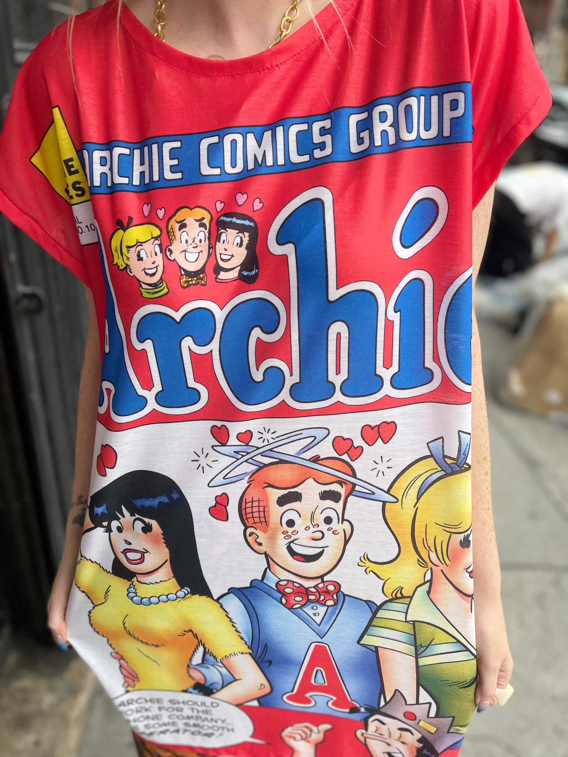 Vintage 80s Red Archie T-shirt - Spark Pretty