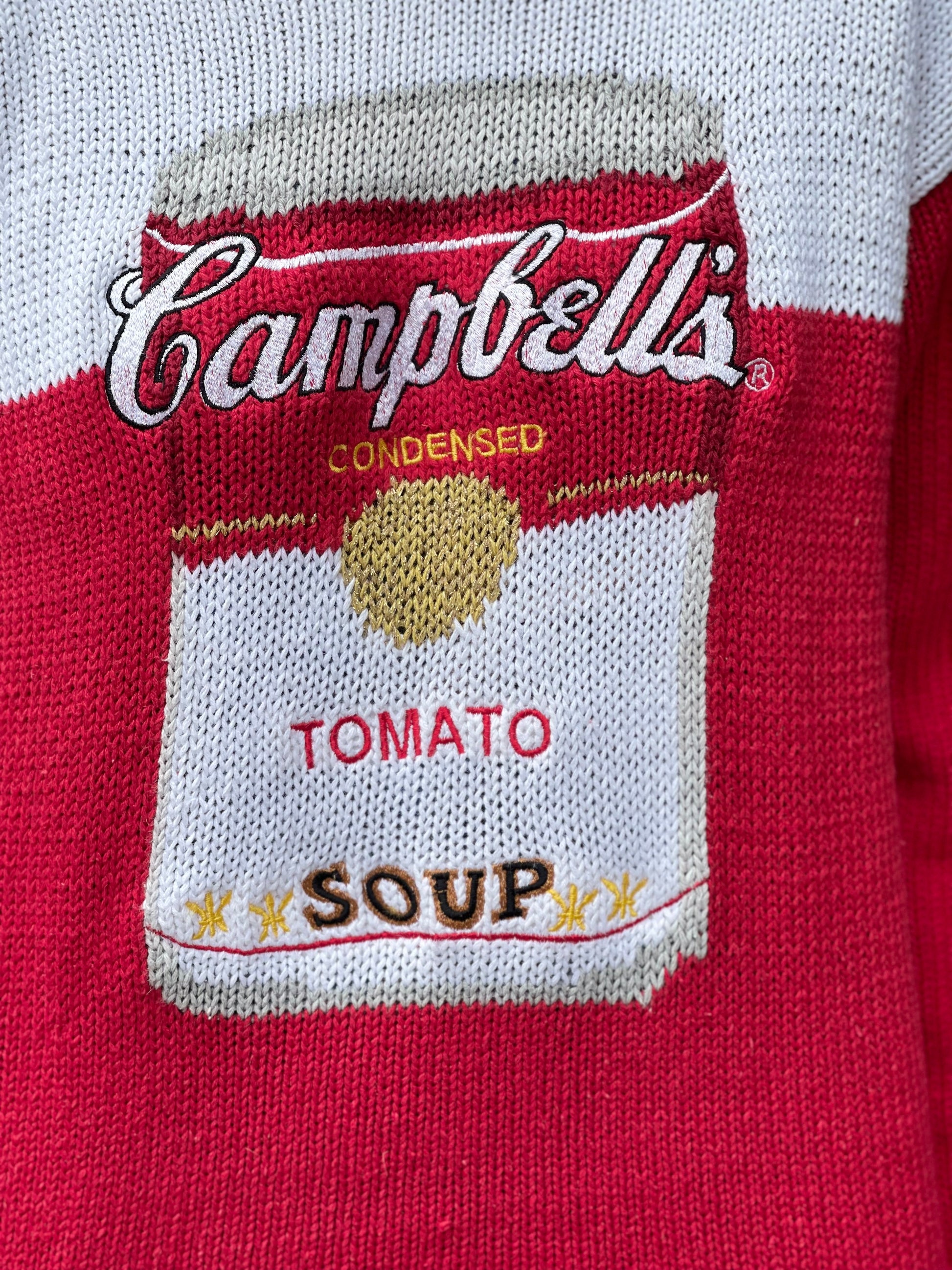Vintage 90s Campbells Tomato Soup Sweater - Spark Pretty