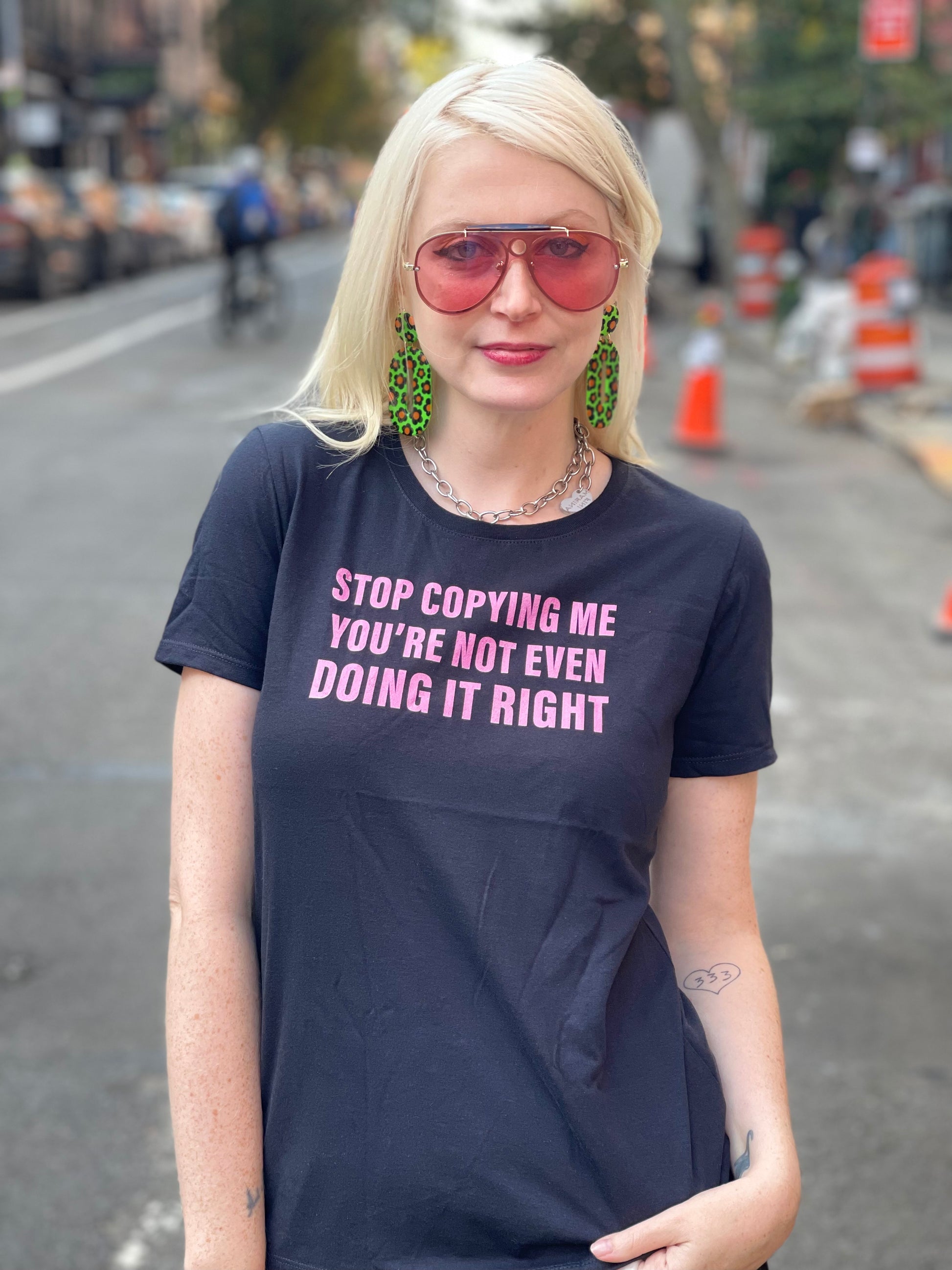 Stop Copying Me T-shirt - Spark Pretty