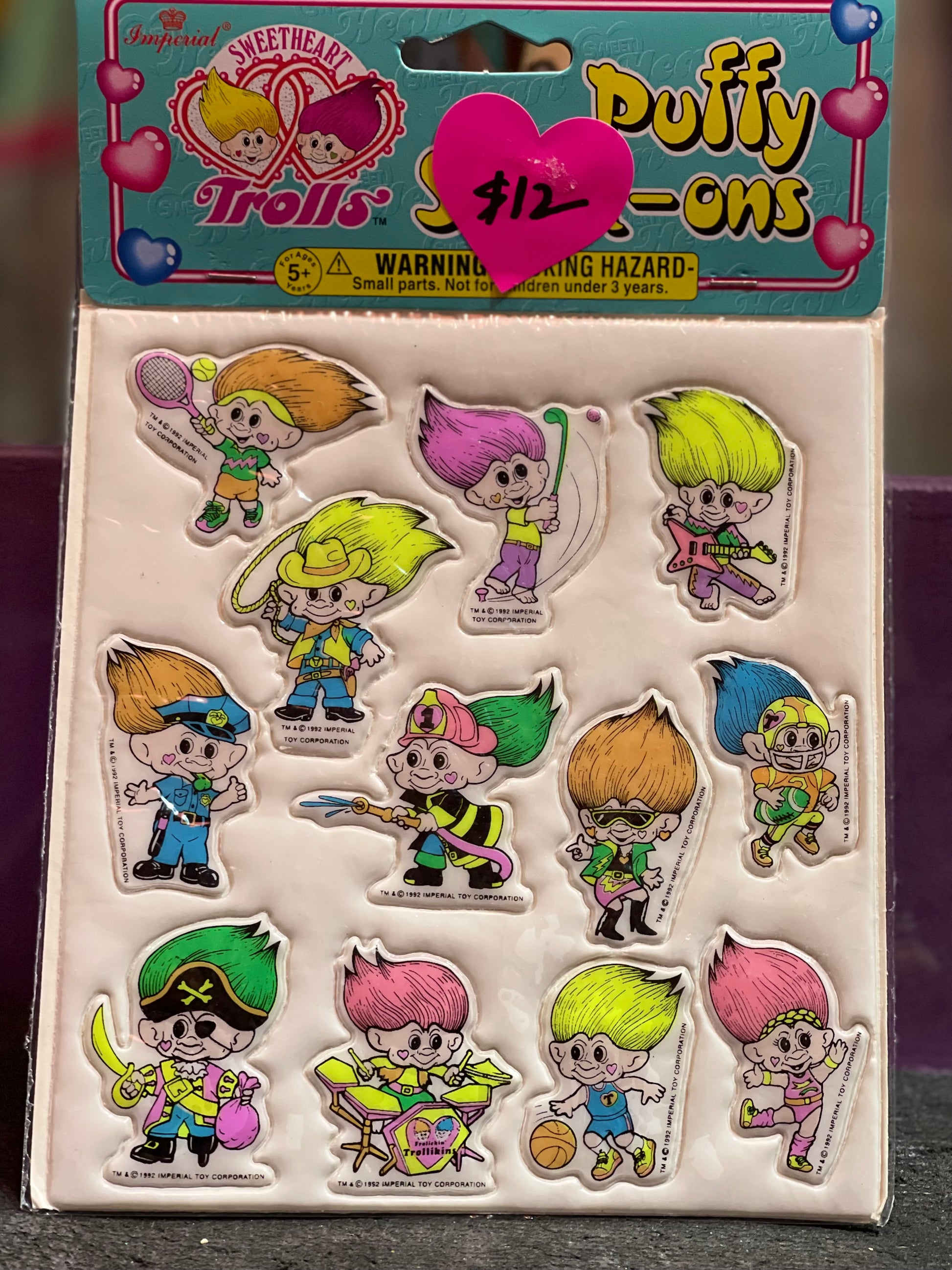 Vintage Troll Bubble Stickers - Spark Pretty