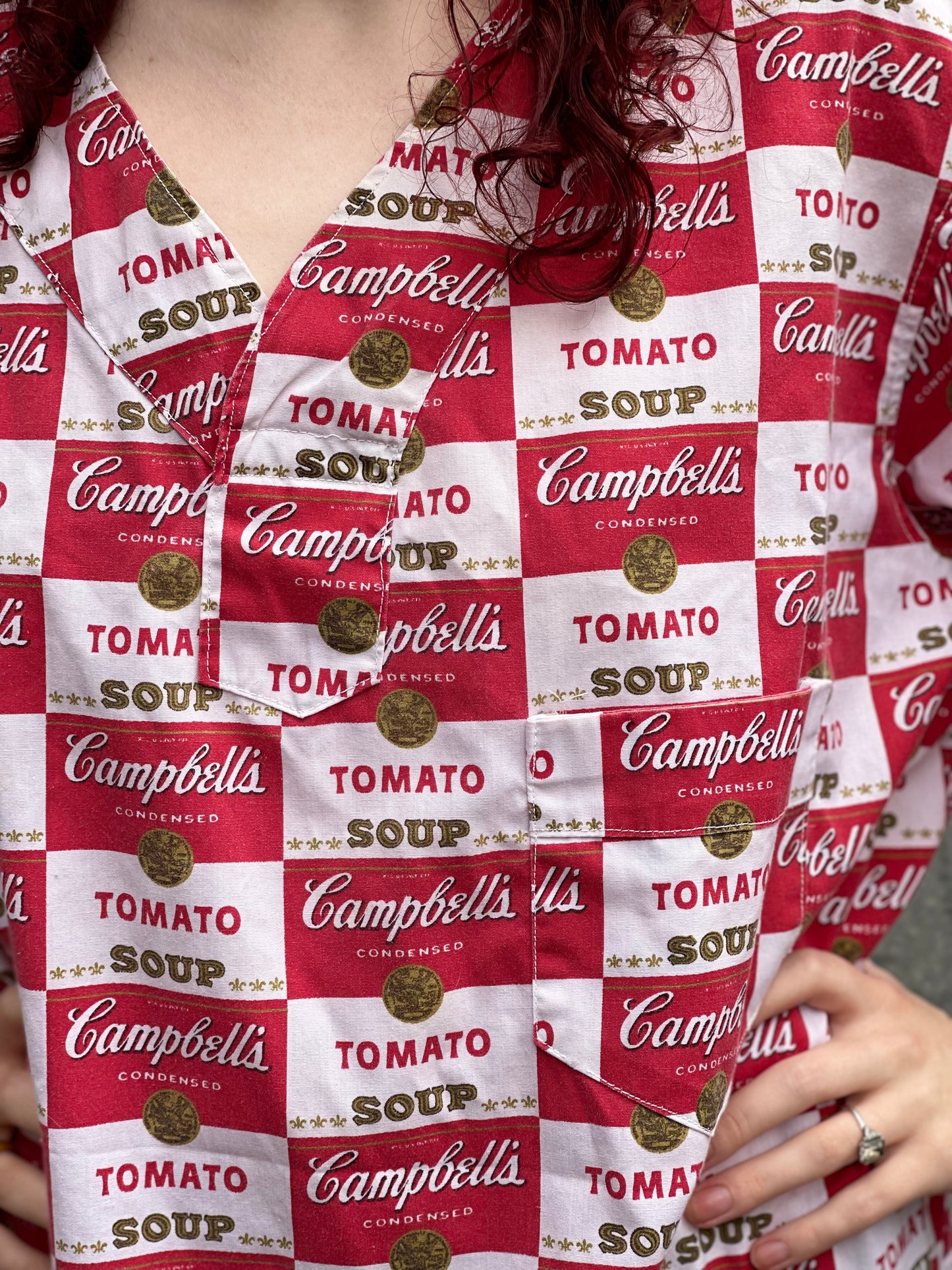 Vintage 80s Campbells Tomato Soup Caftan - Spark Pretty