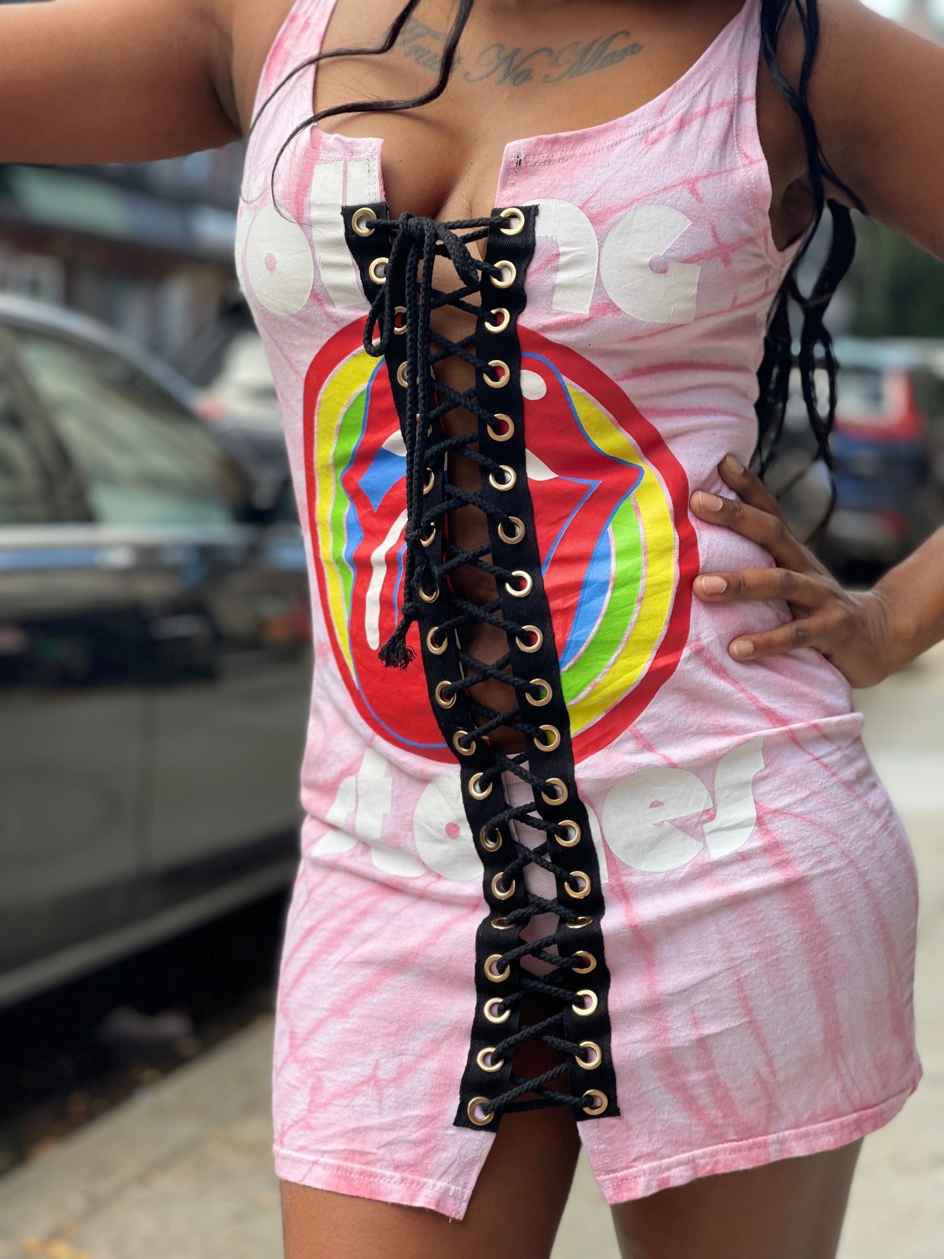 Reworked Rolling Stone Vintage Corset Dress – Spark Pretty Reworked Rolling Stone Vintage Corset Dress – Spark Pretty