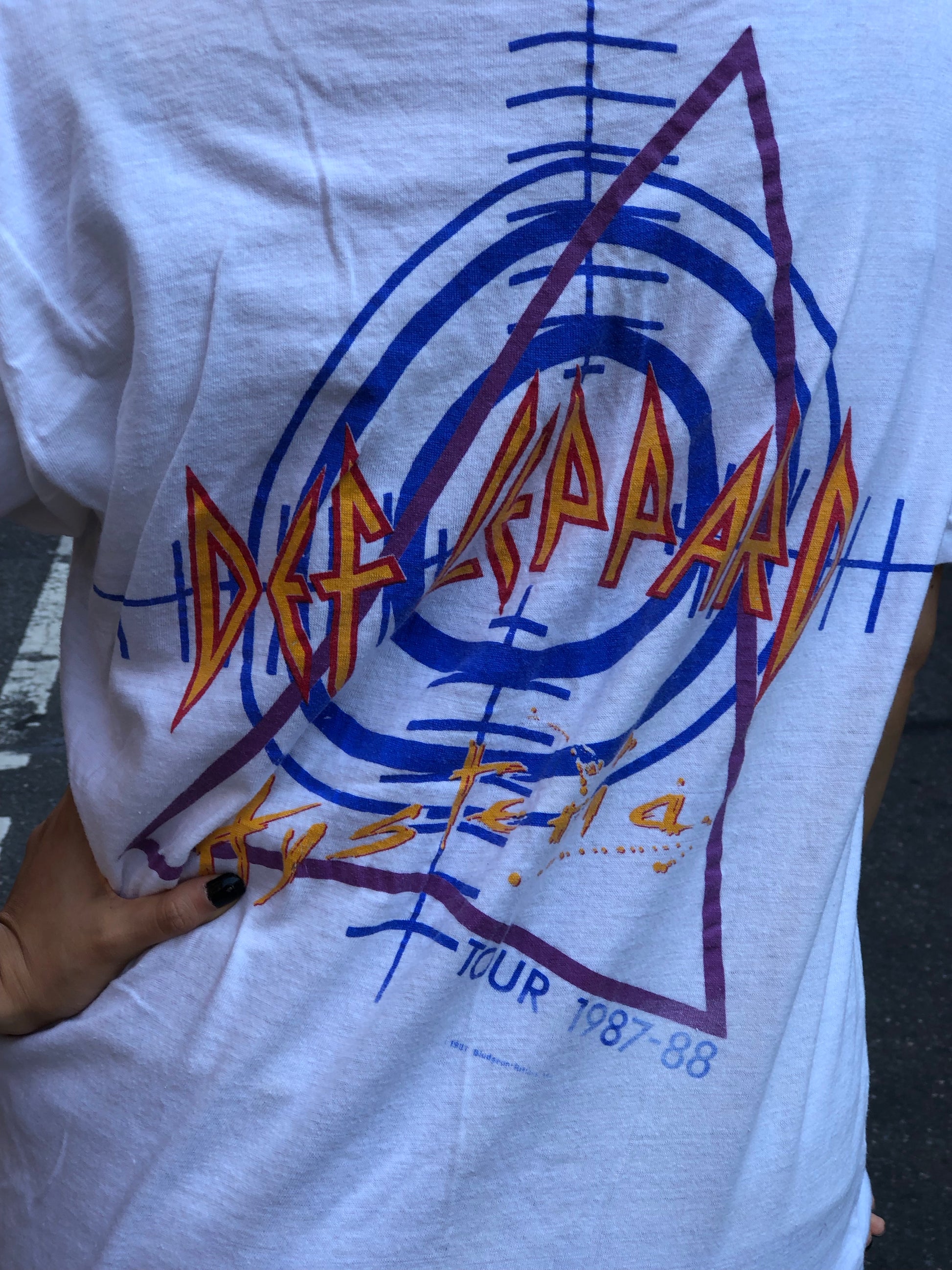 Vintage 1988 Def Leppard Hysteria Tour T-shirt - Spark Pretty