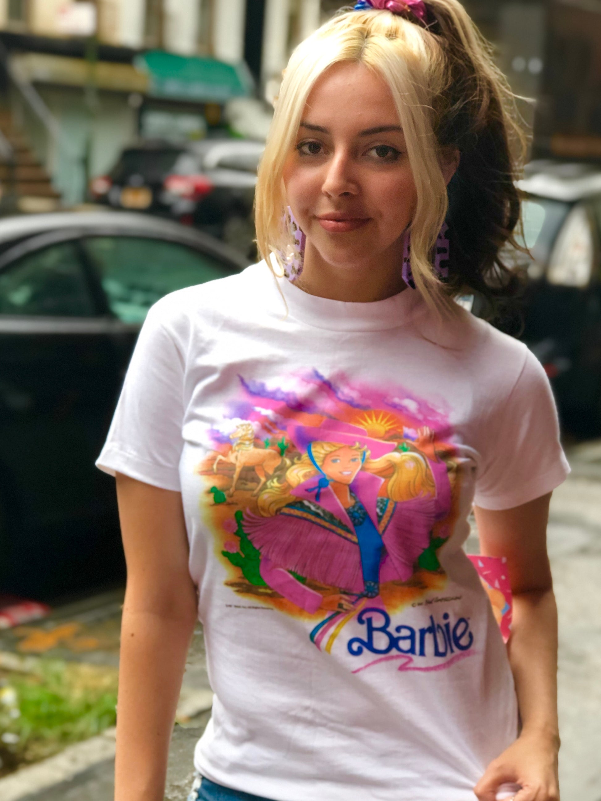 Vintage 1990 Barbie T-shirt - Spark Pretty