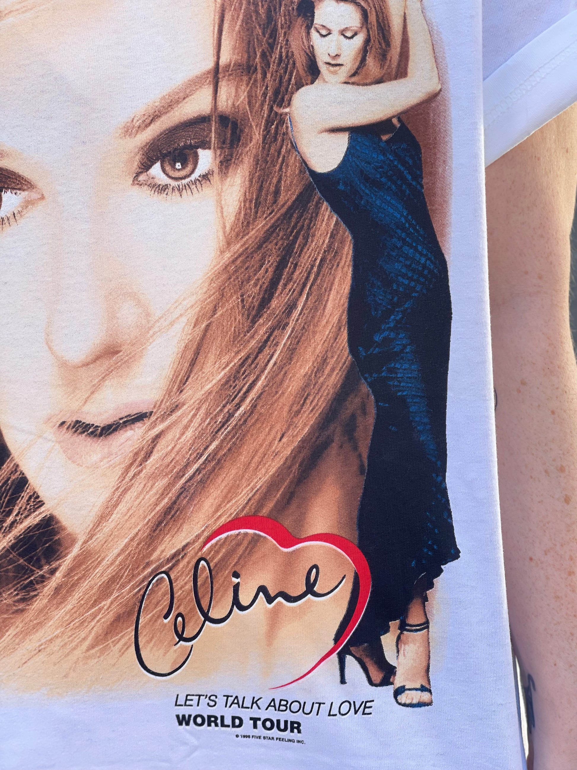 Vintage 1998 Celine Dion T-shirt - Spark Pretty