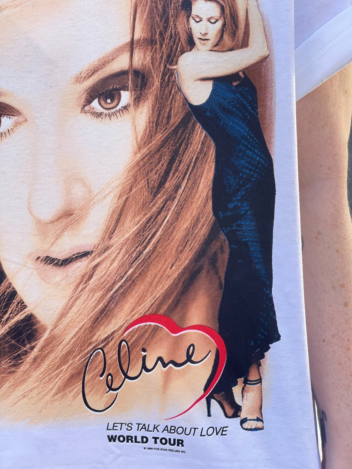 Vintage 1998 Celine Dion T-shirt - Spark Pretty