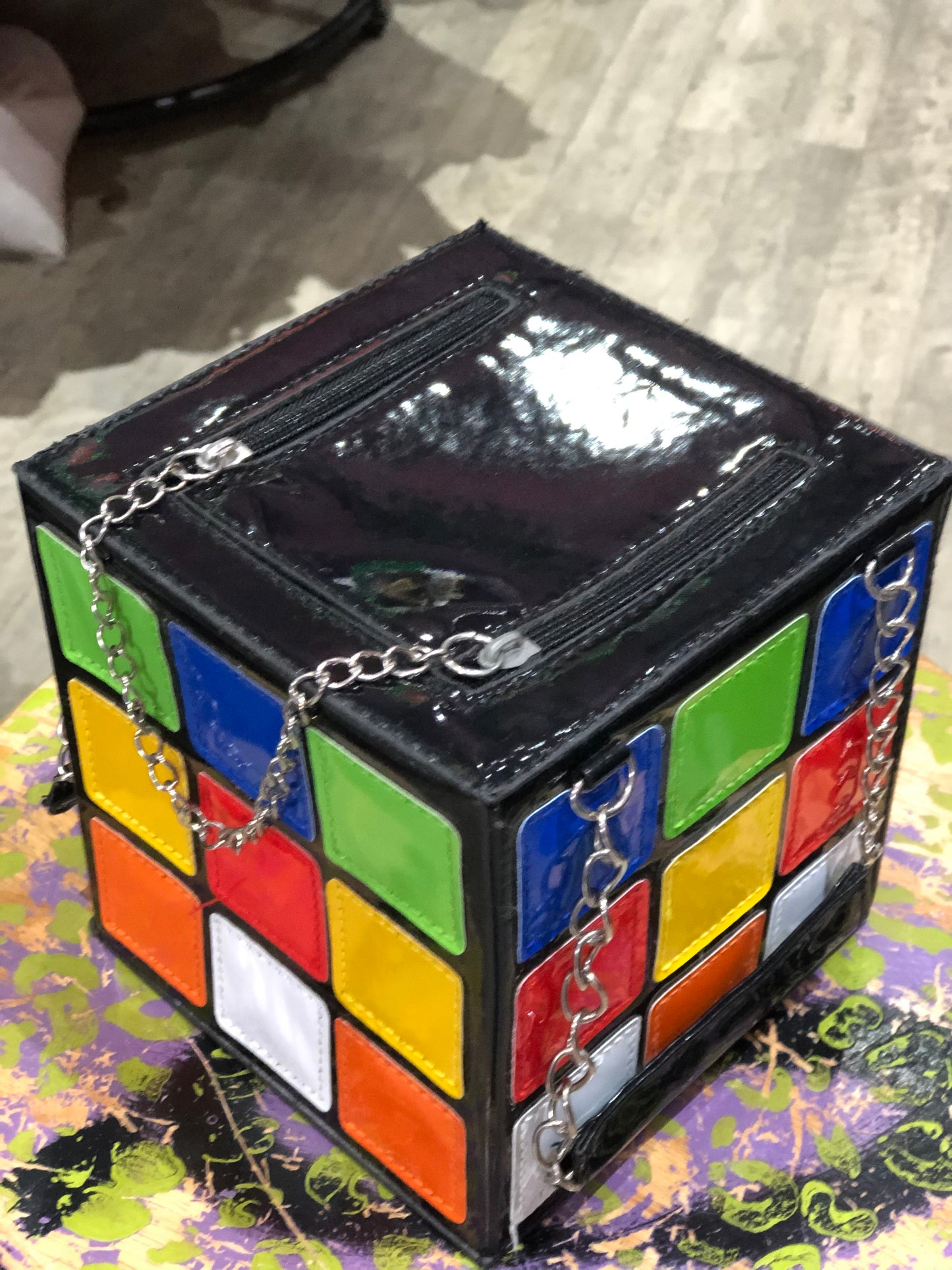 Vintage Y2K Rubix Cube Purse - Spark Pretty