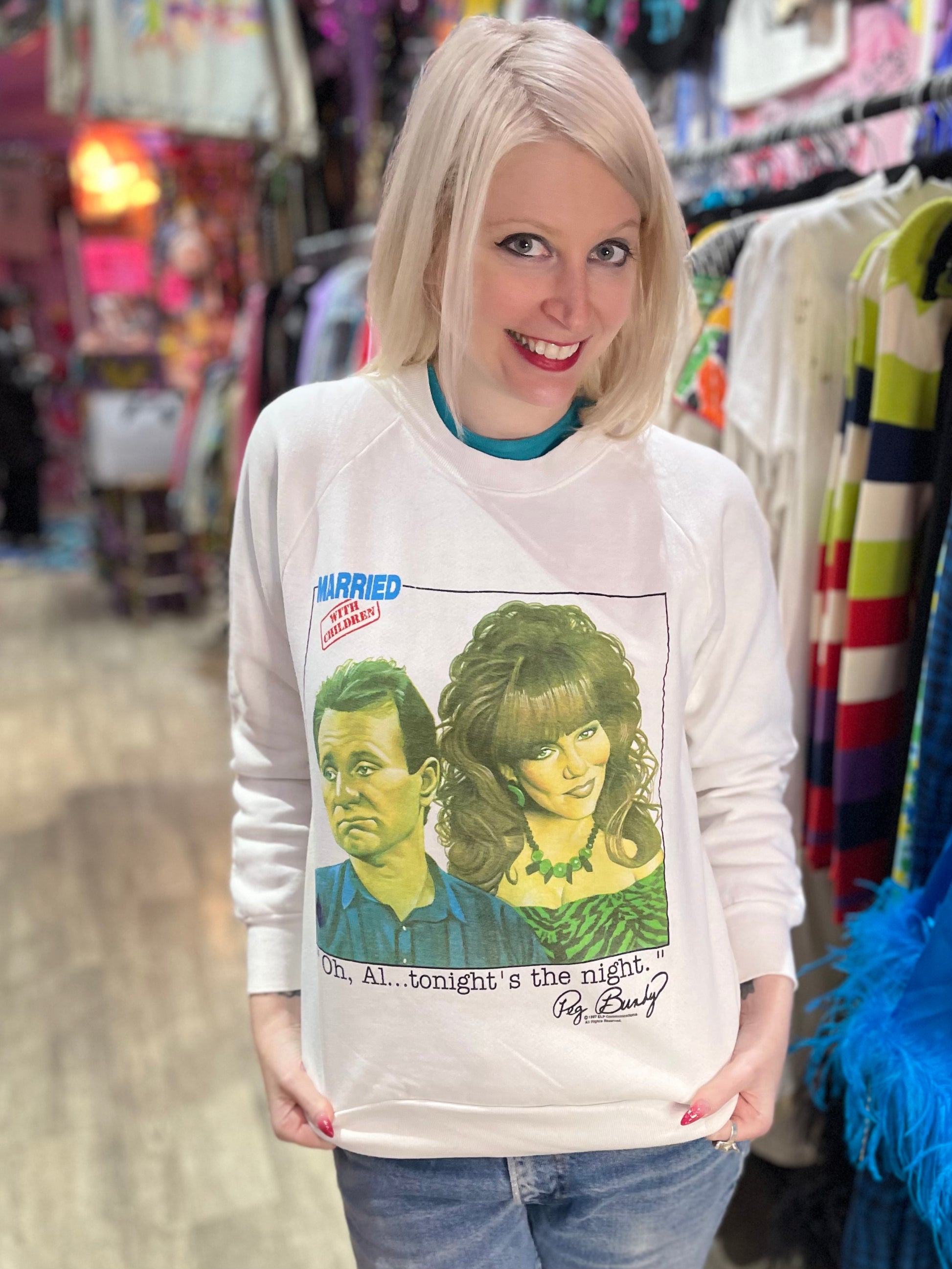 Vintage 80s Married with Children Sweatshirt - Spark Pretty