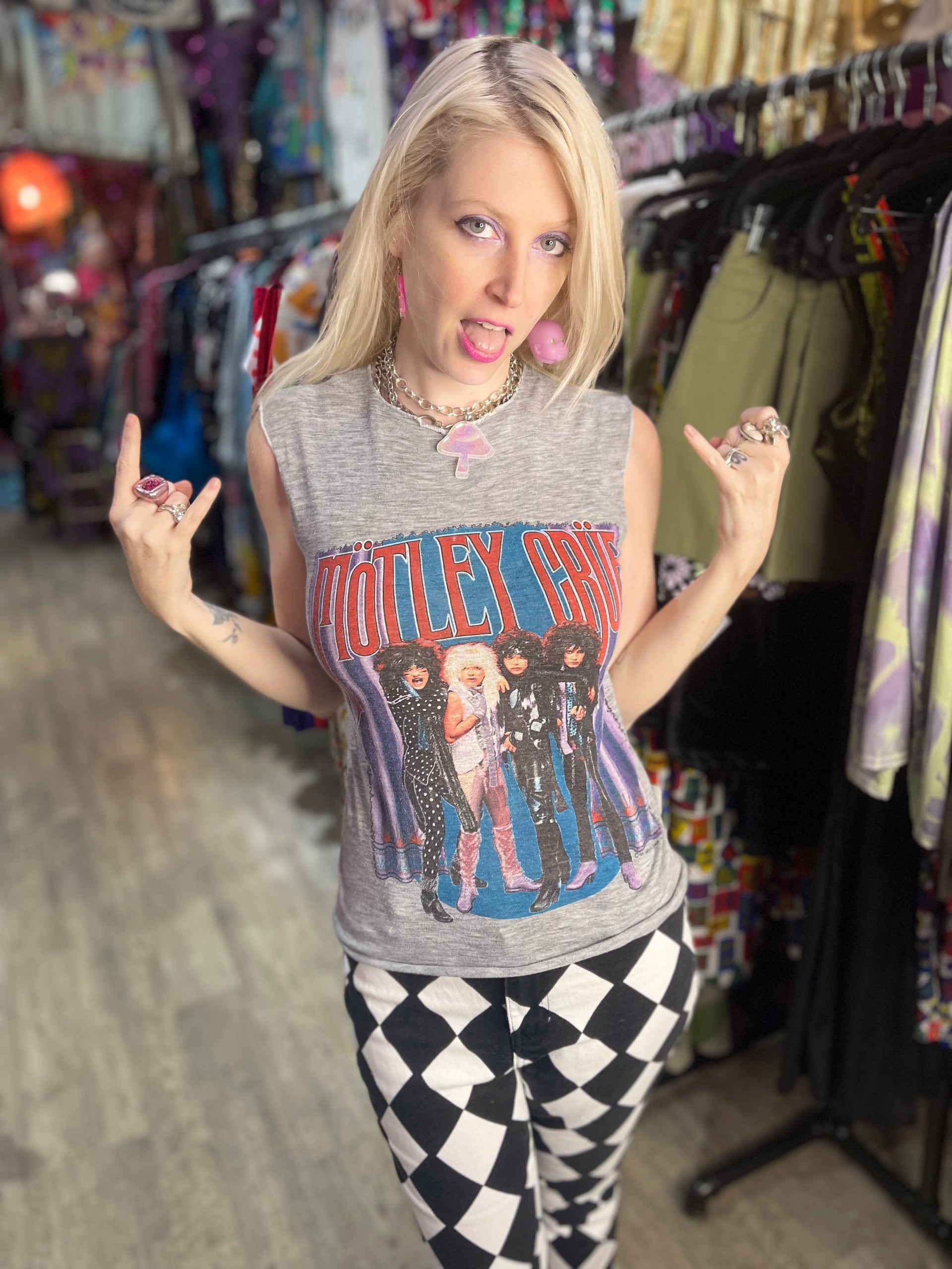 motley crue 80s Band T-shirts