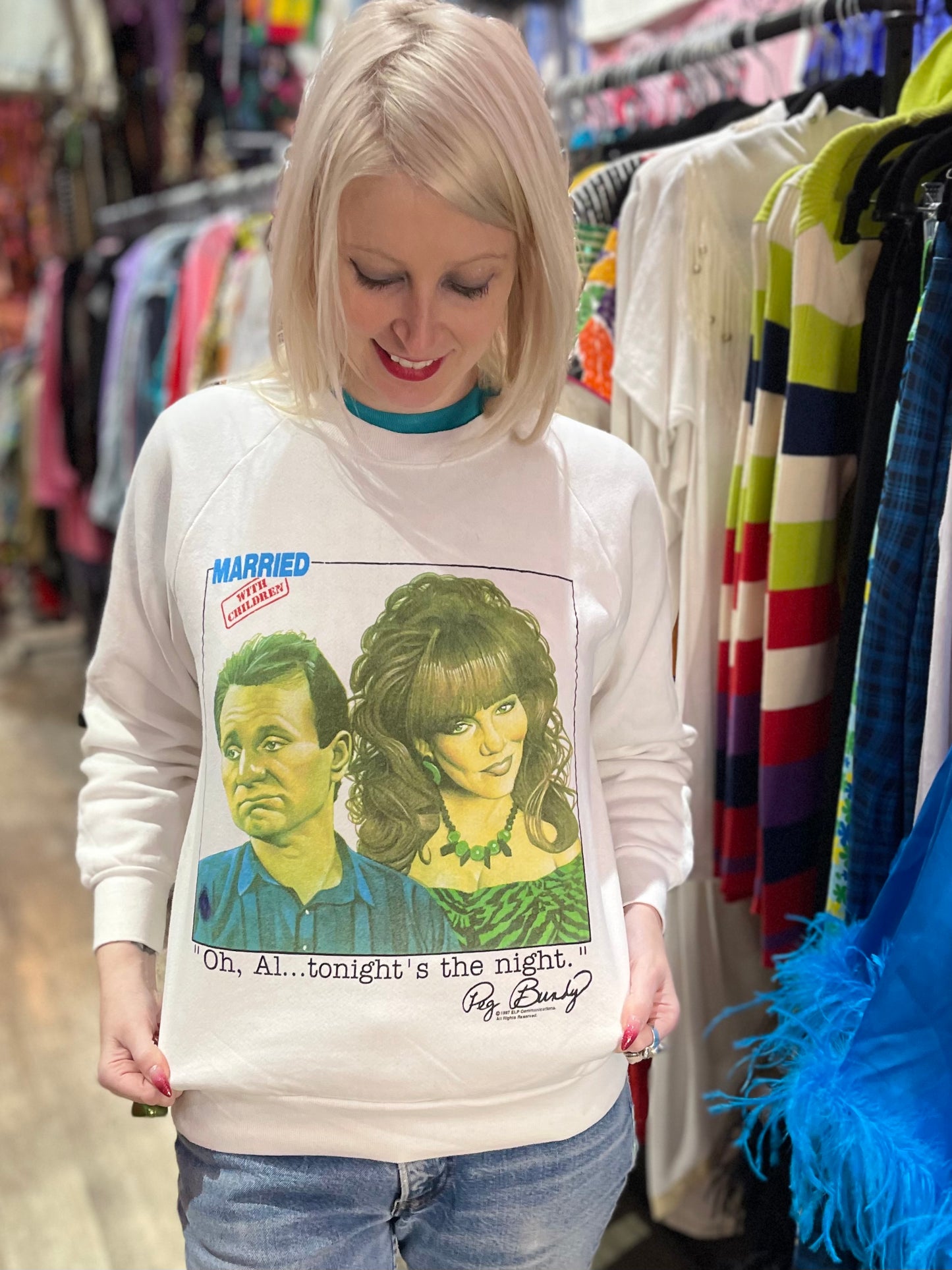 Vintage 80s Married with Children Sweatshirt - Spark Pretty