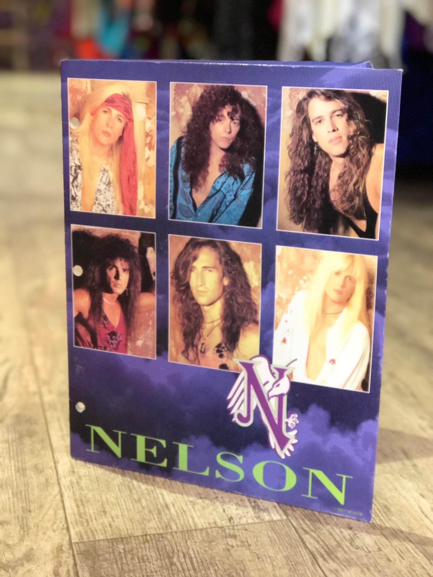 Vintage 90s Nelson Band Novelty Organization Folder - Spark Pretty