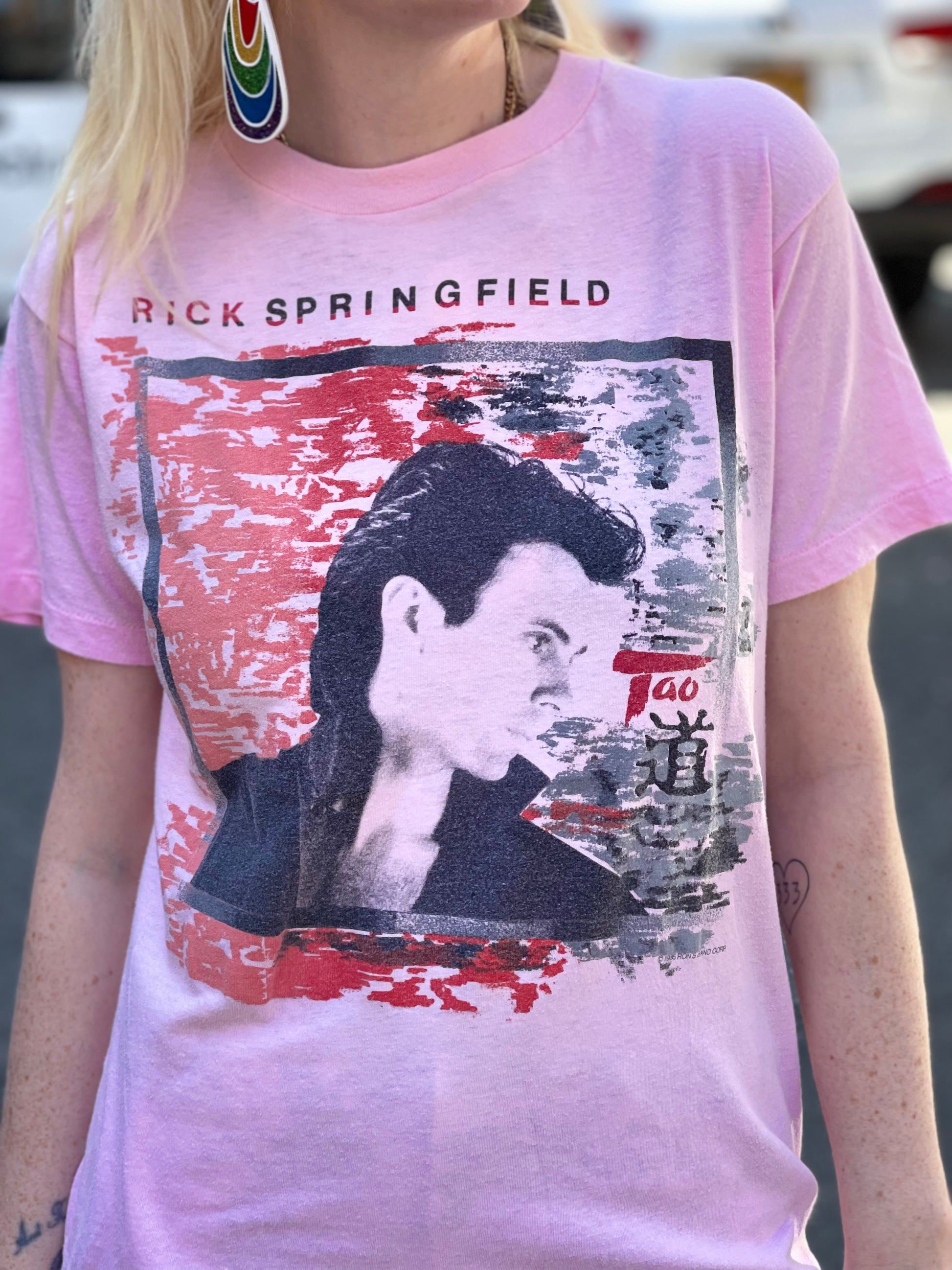 Vintage 1985 Rick Springfield Tour T-shirt - Spark Pretty