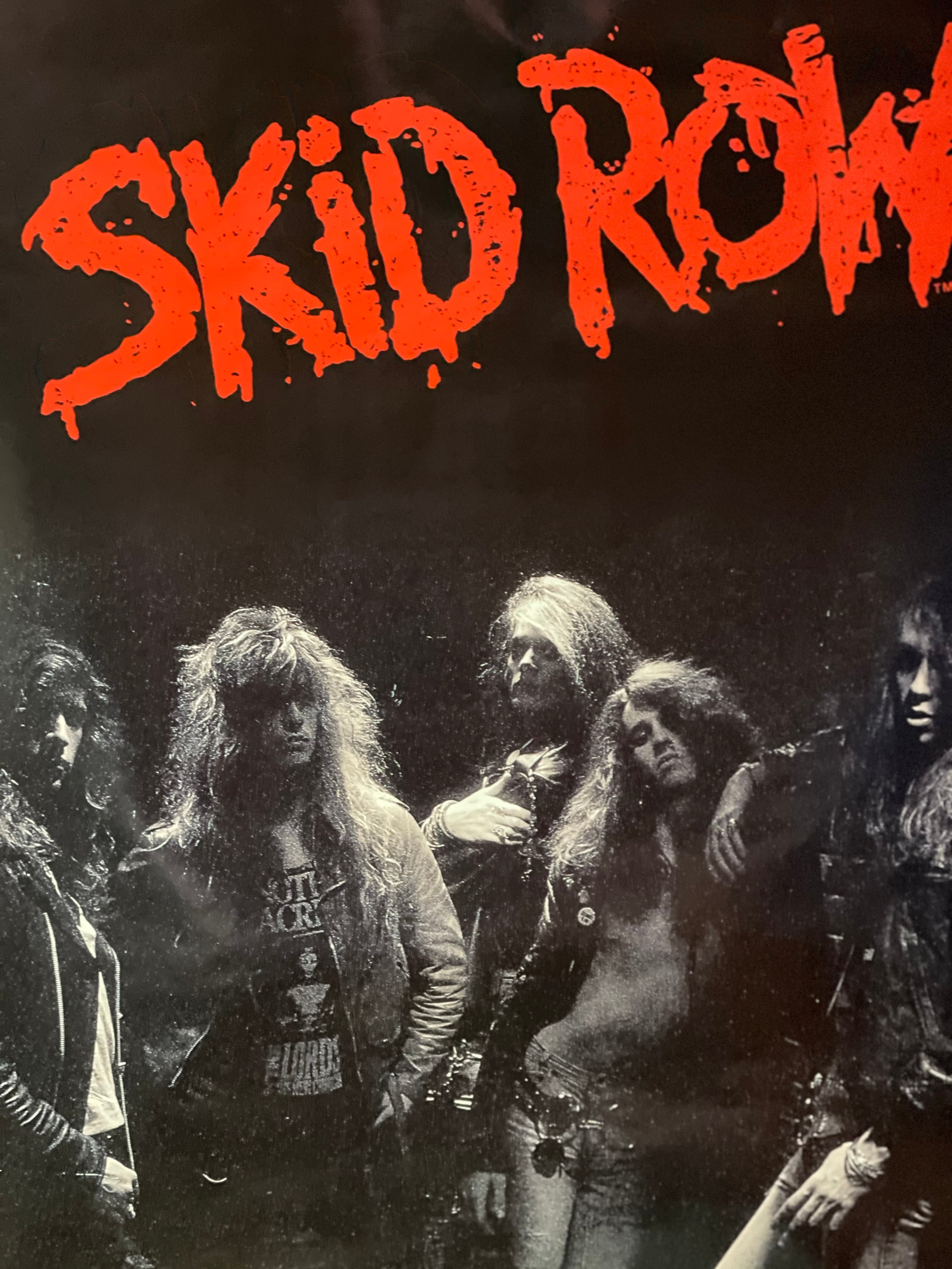 Vintage 80s Skid Row Poster Spark Pretty