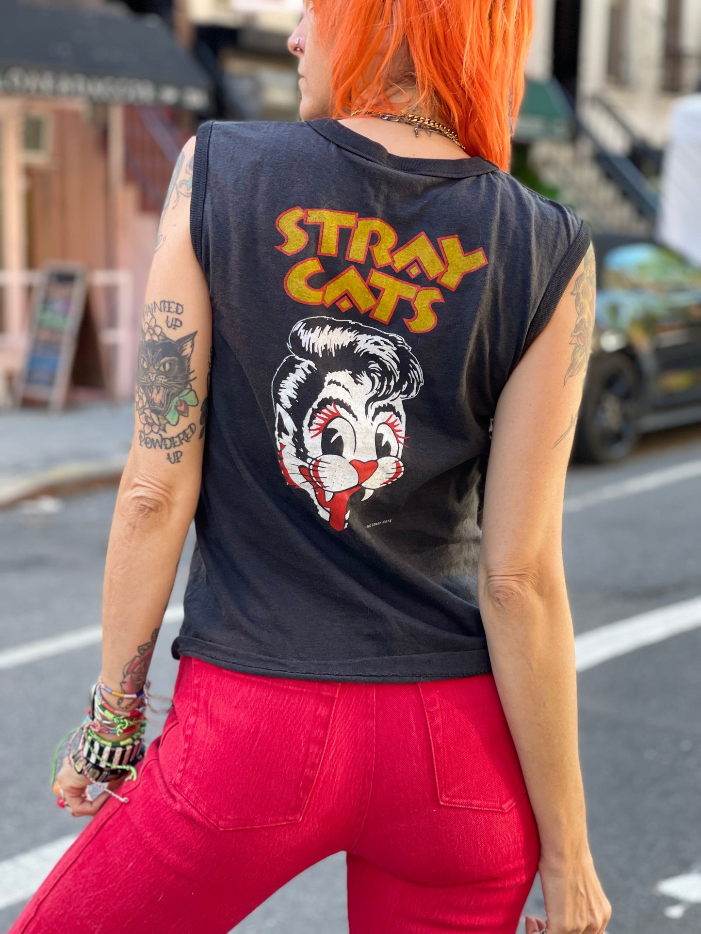 Vintage 1983 Stray Cats T-shirt - Spark Pretty